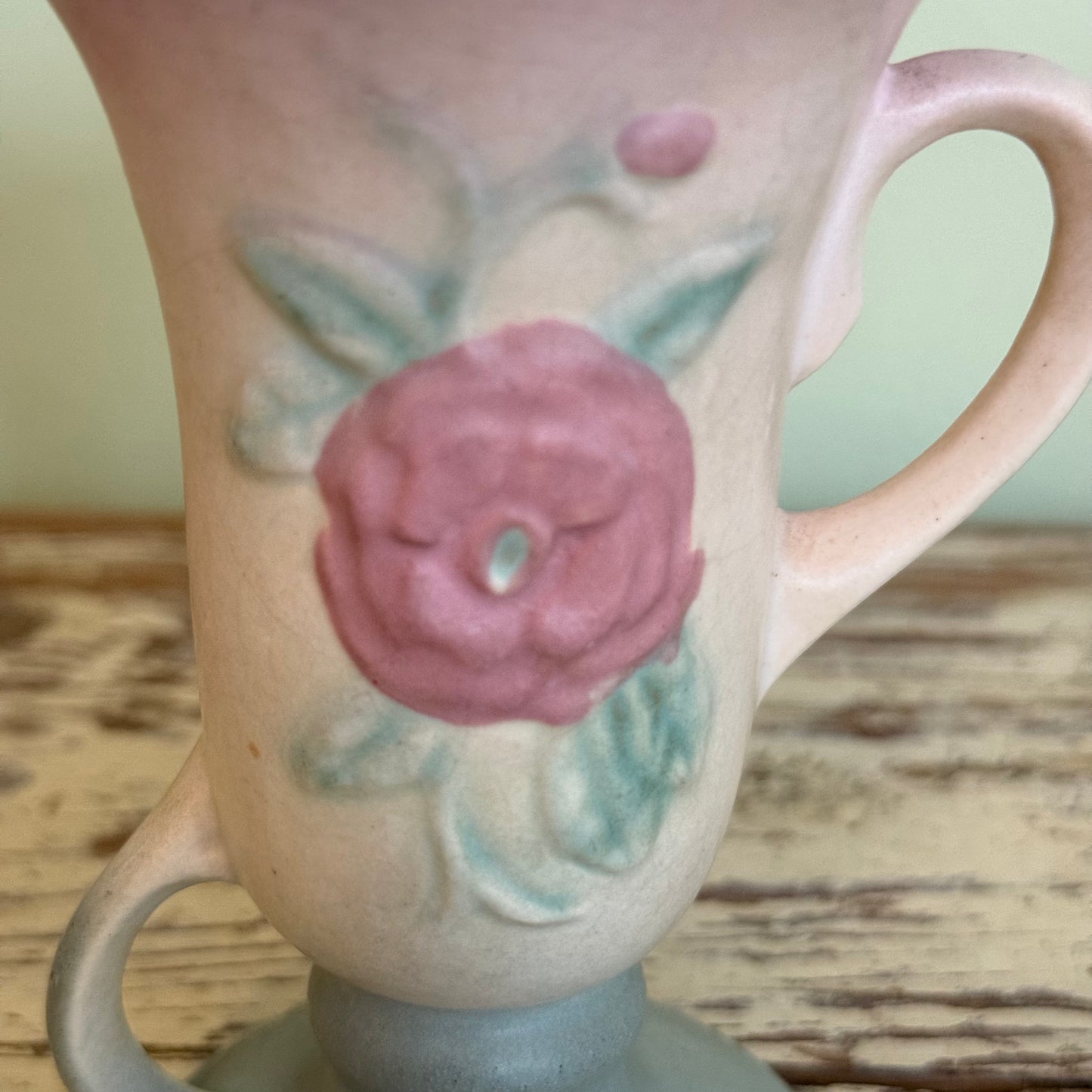 Hull Pottery Open Rose Vase