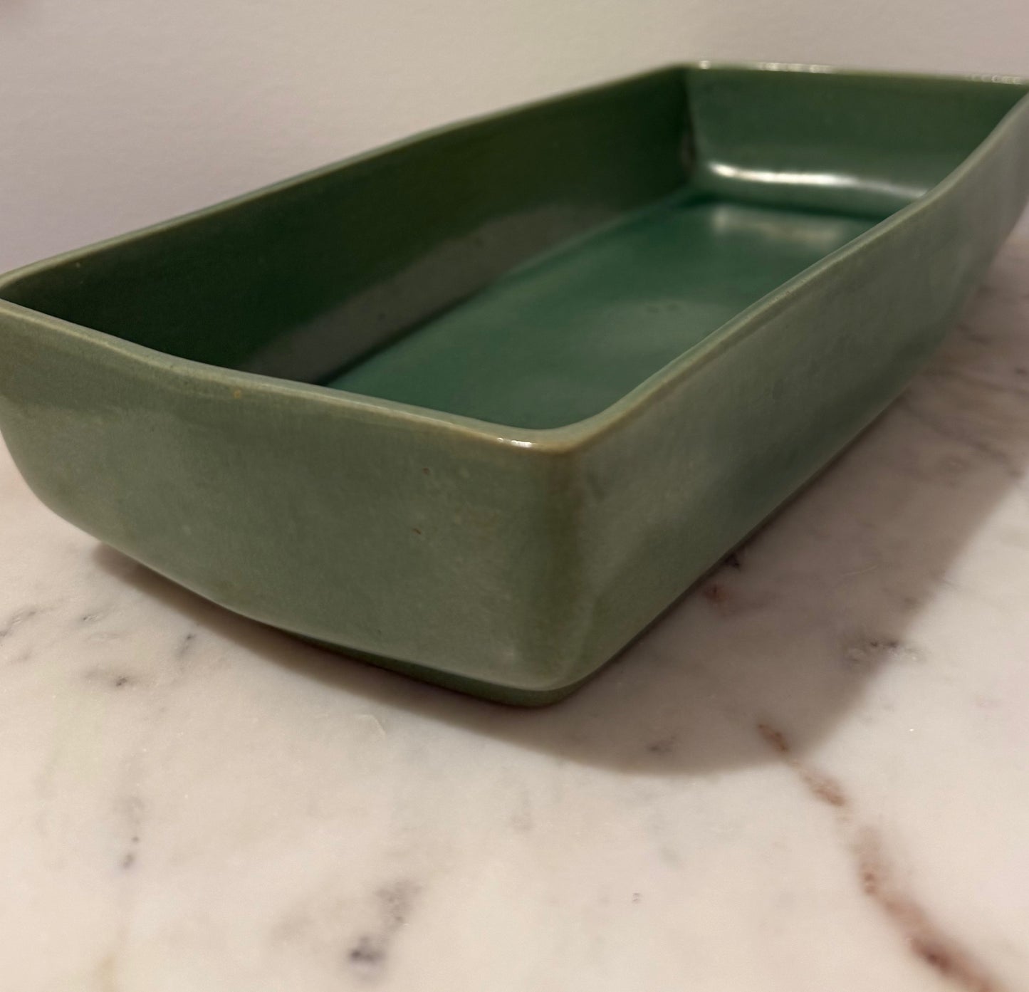Vintage Red Wing Green Planter