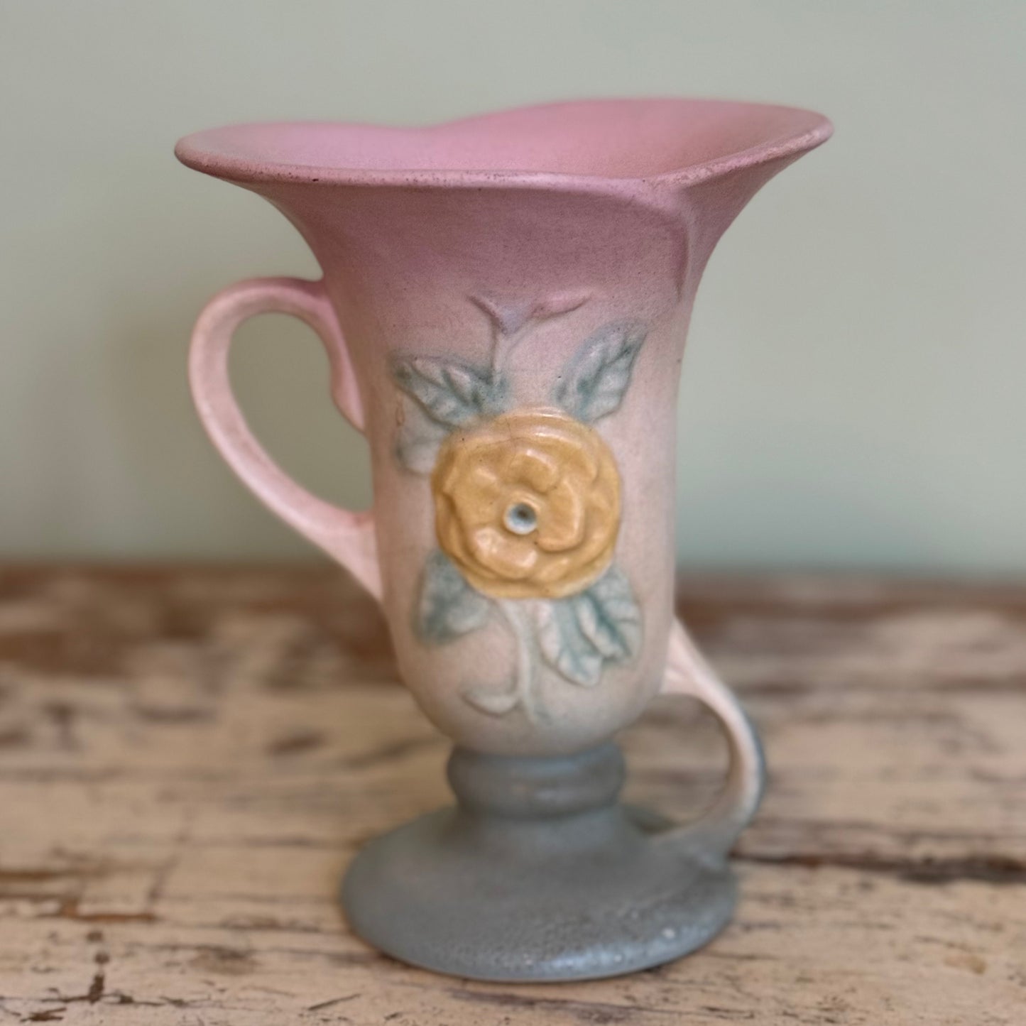 Hull Pottery Open Rose Vase