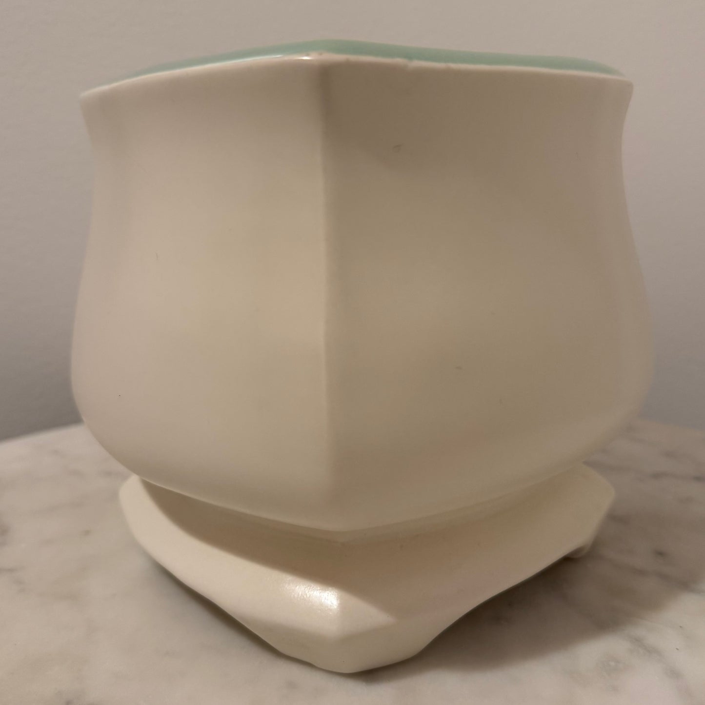 Vintage Red Wing Square Planter