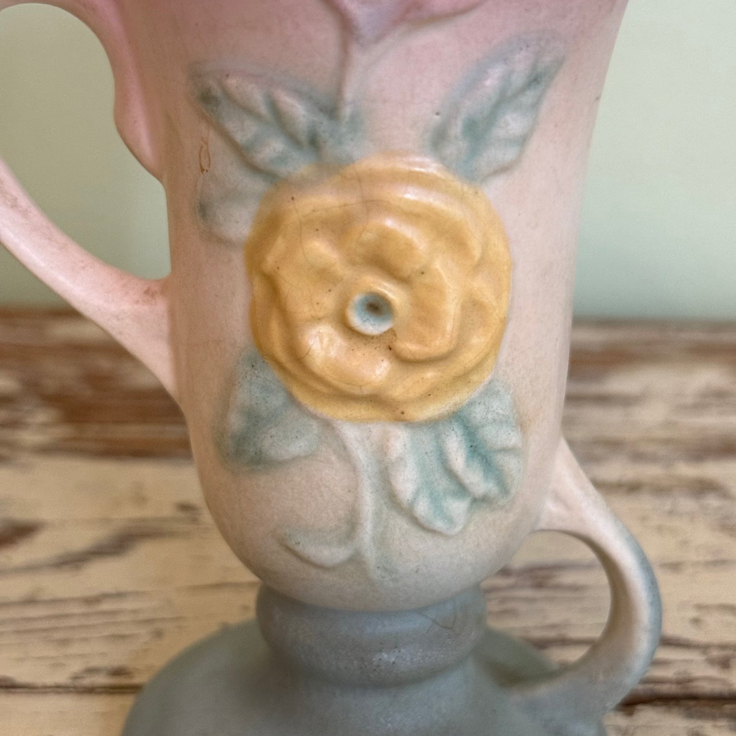 Hull Pottery Open Rose Vase