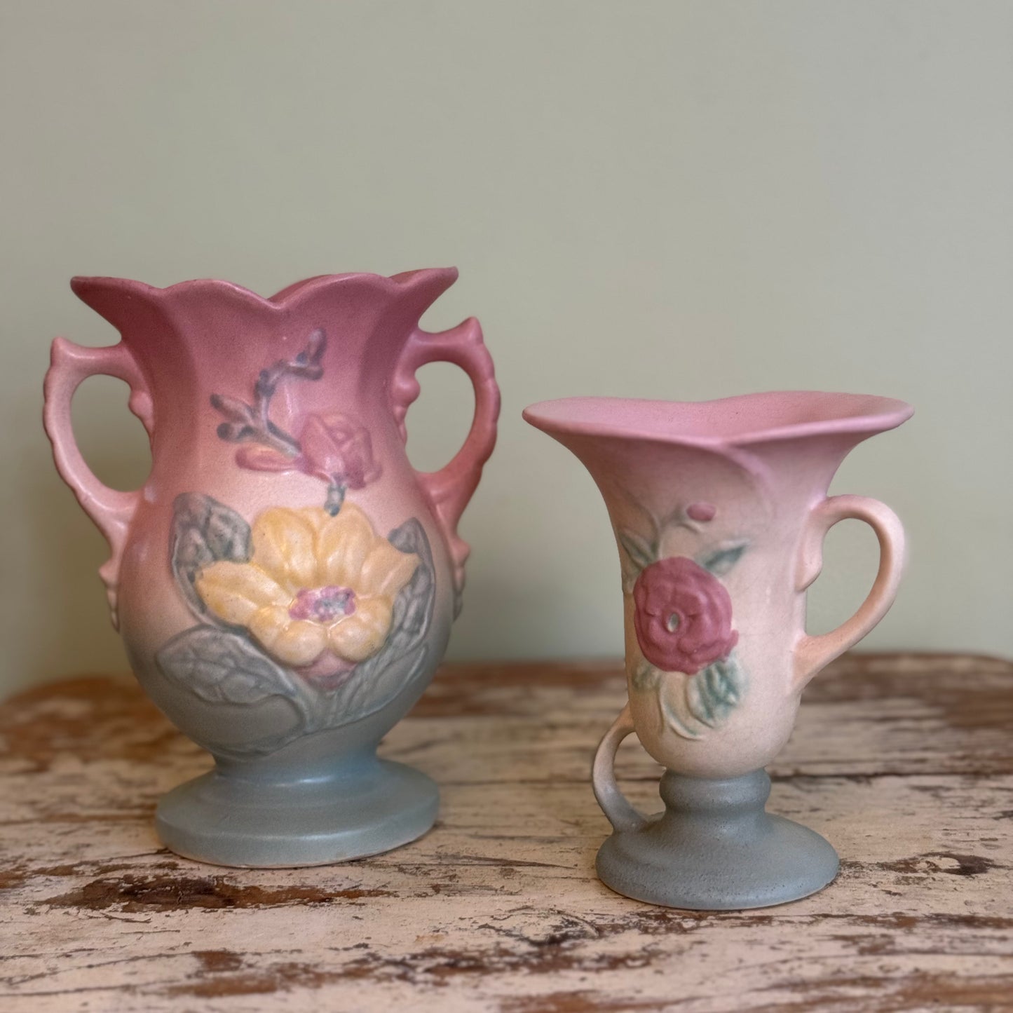Hull Pottery Open Rose Vase