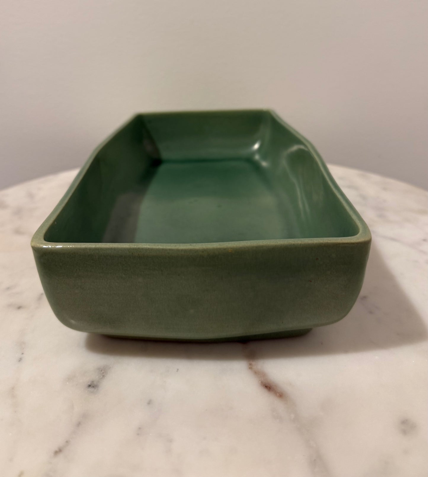 Vintage Red Wing Green Planter