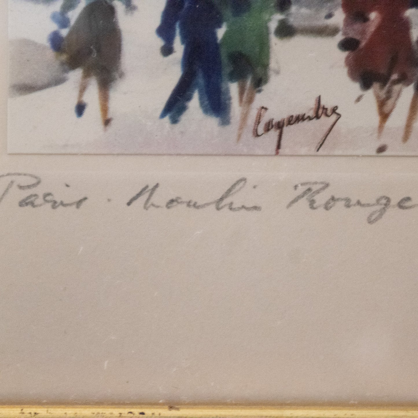 Vintage Moulin Rouge Paris France Print