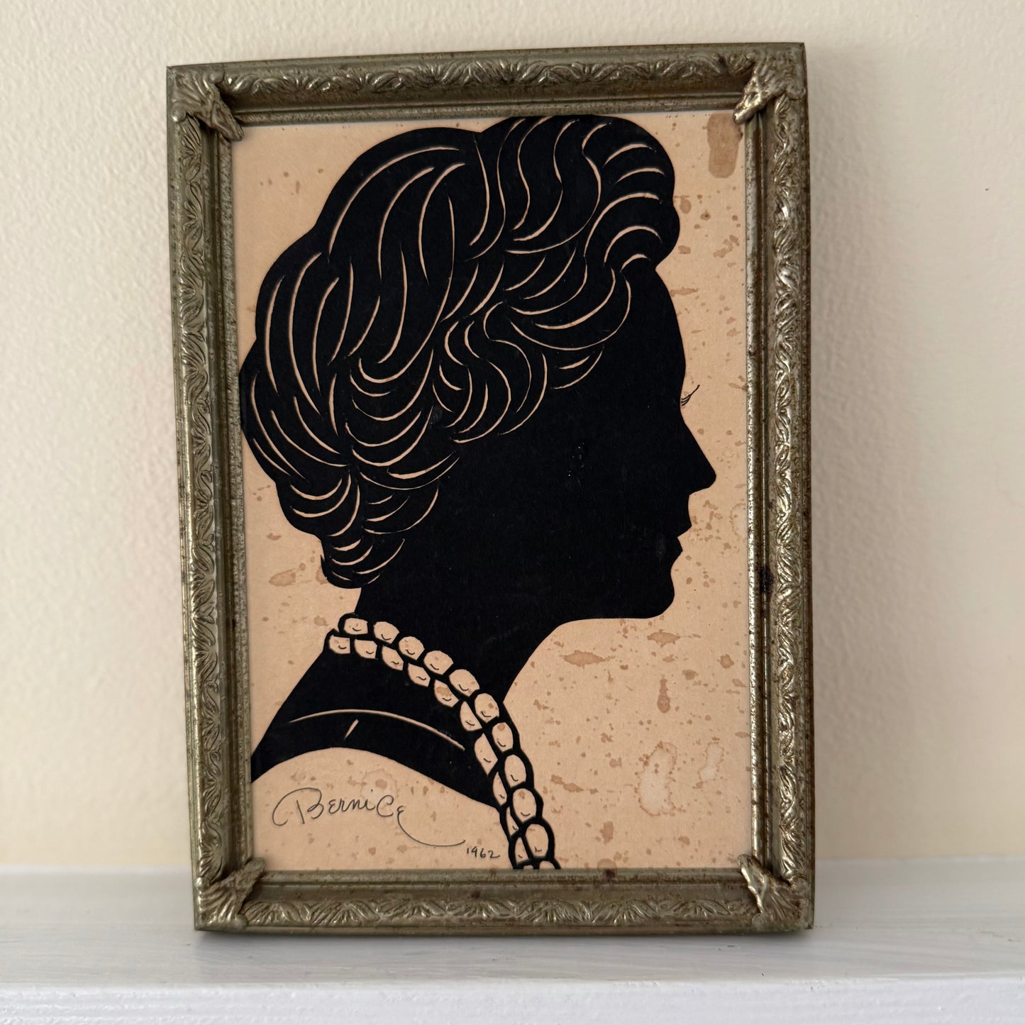 Vintage Silhouette of Bernice
