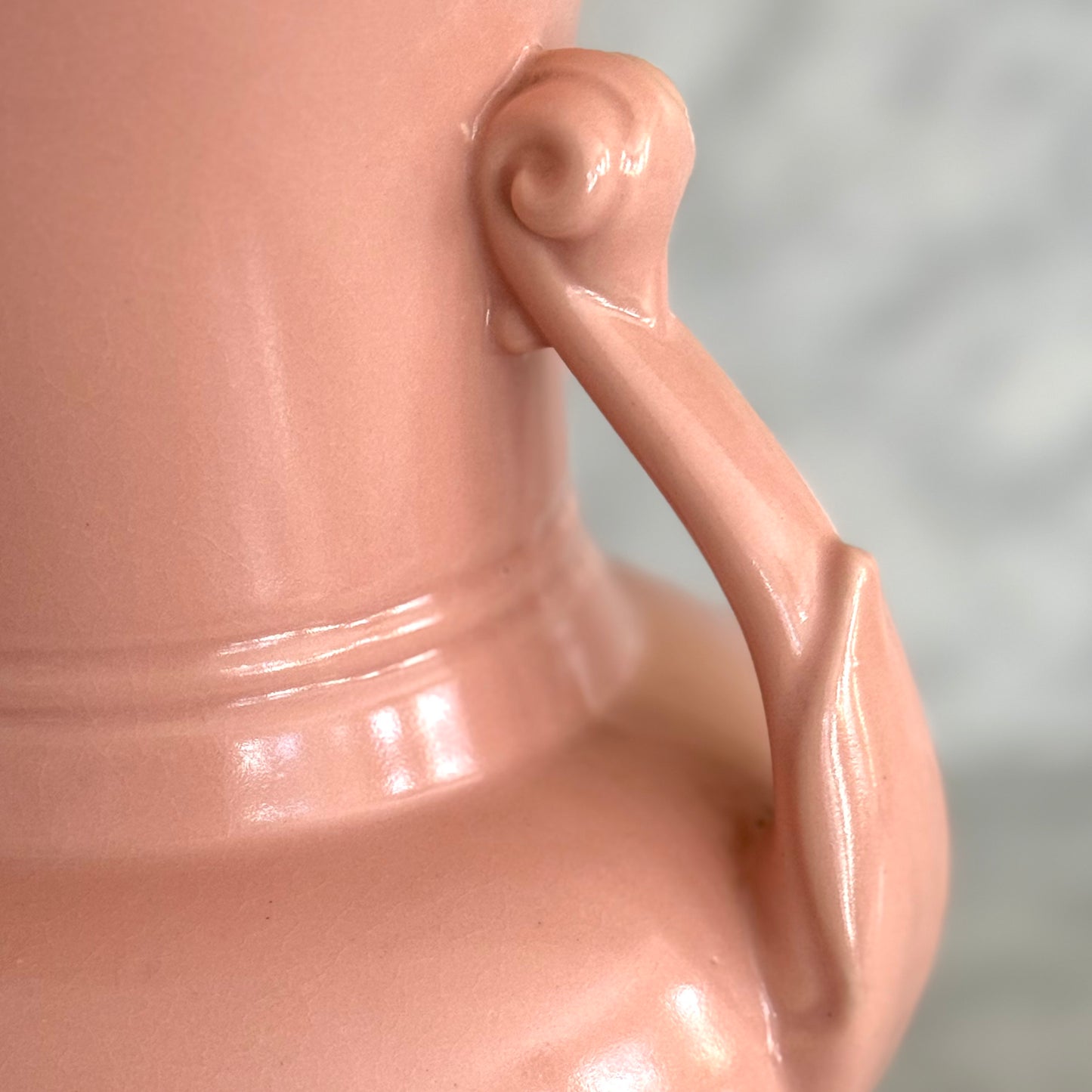 Abingdon Rose Pink Art Deco Vase
