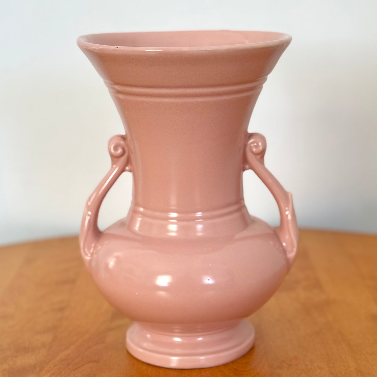 Abingdon Rose Pink Art Deco Vase
