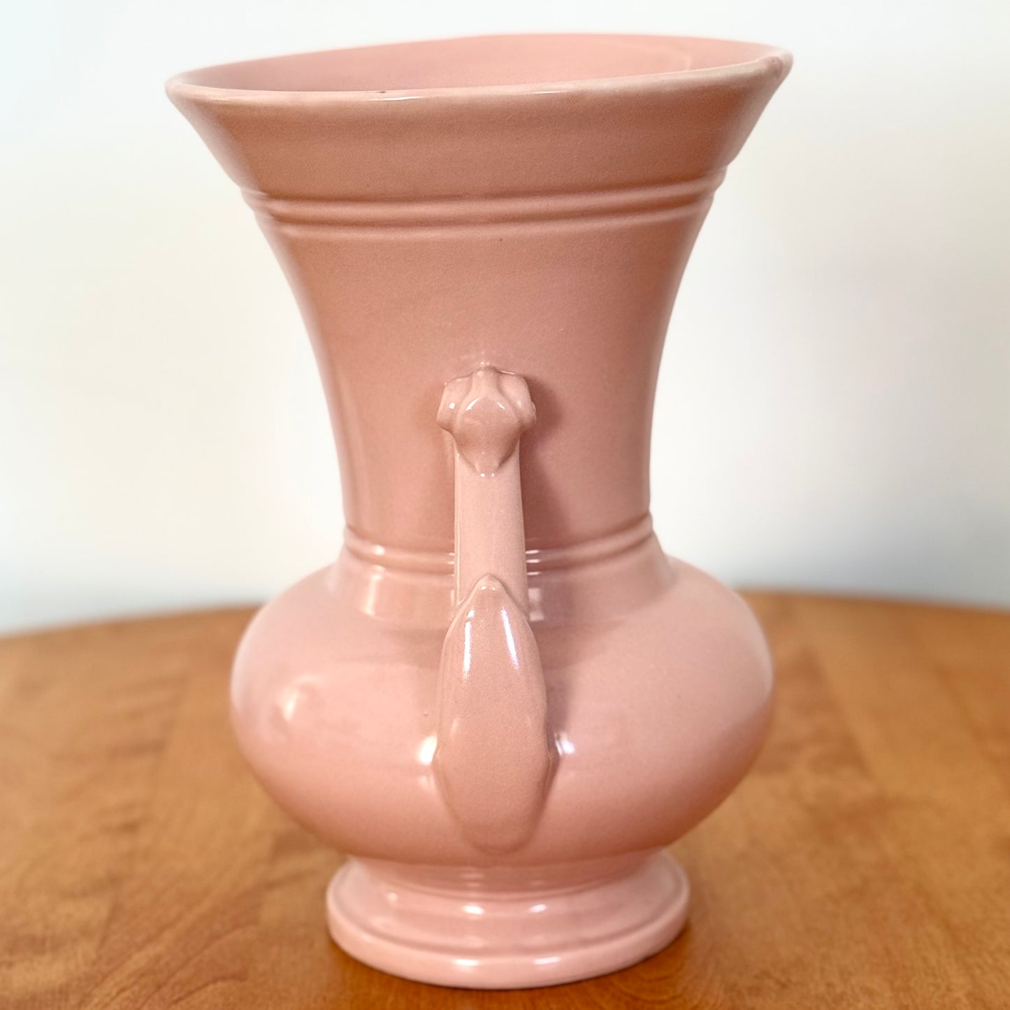 Abingdon Rose Pink Art Deco Vase