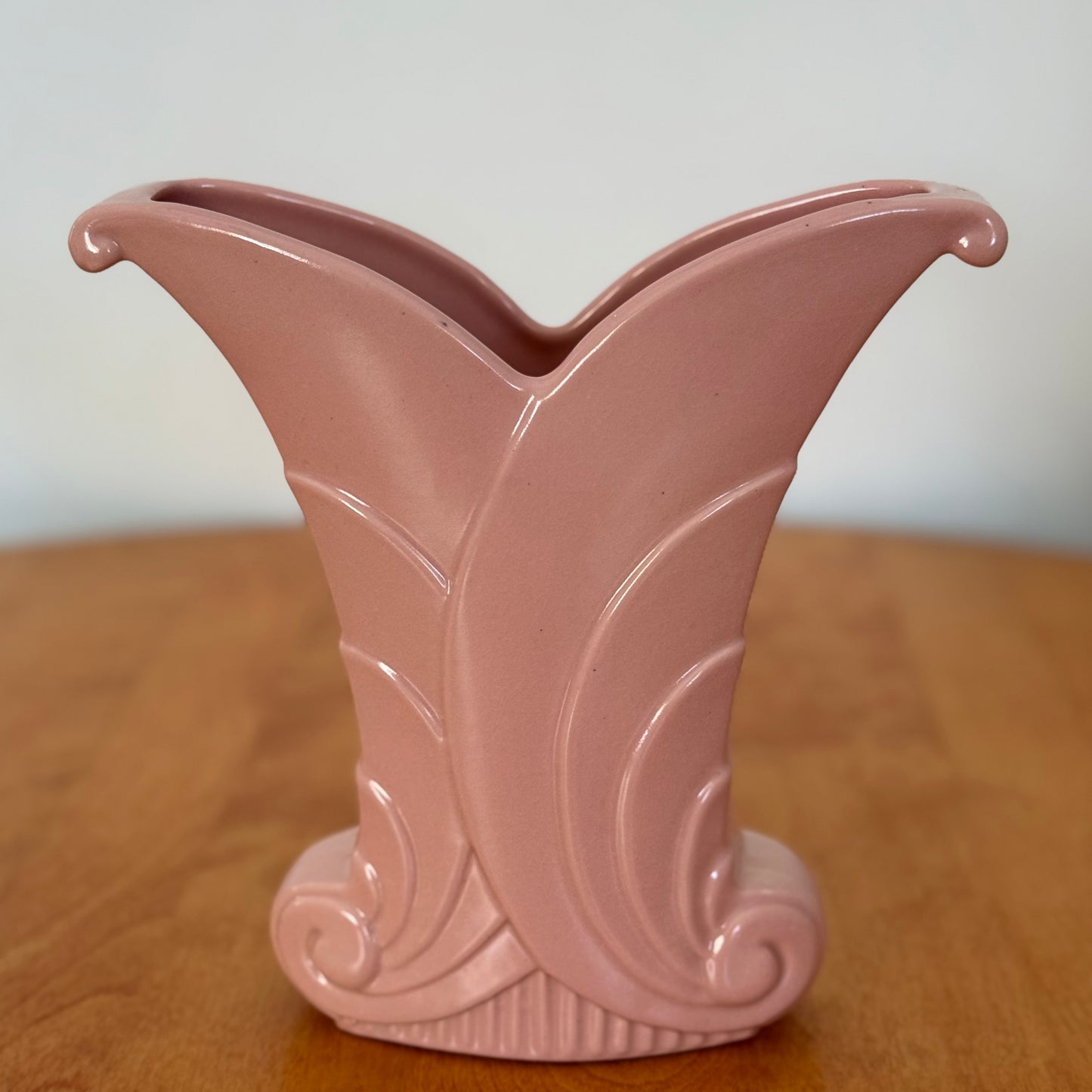 Abingdon Blush Pink Art Deco Vase