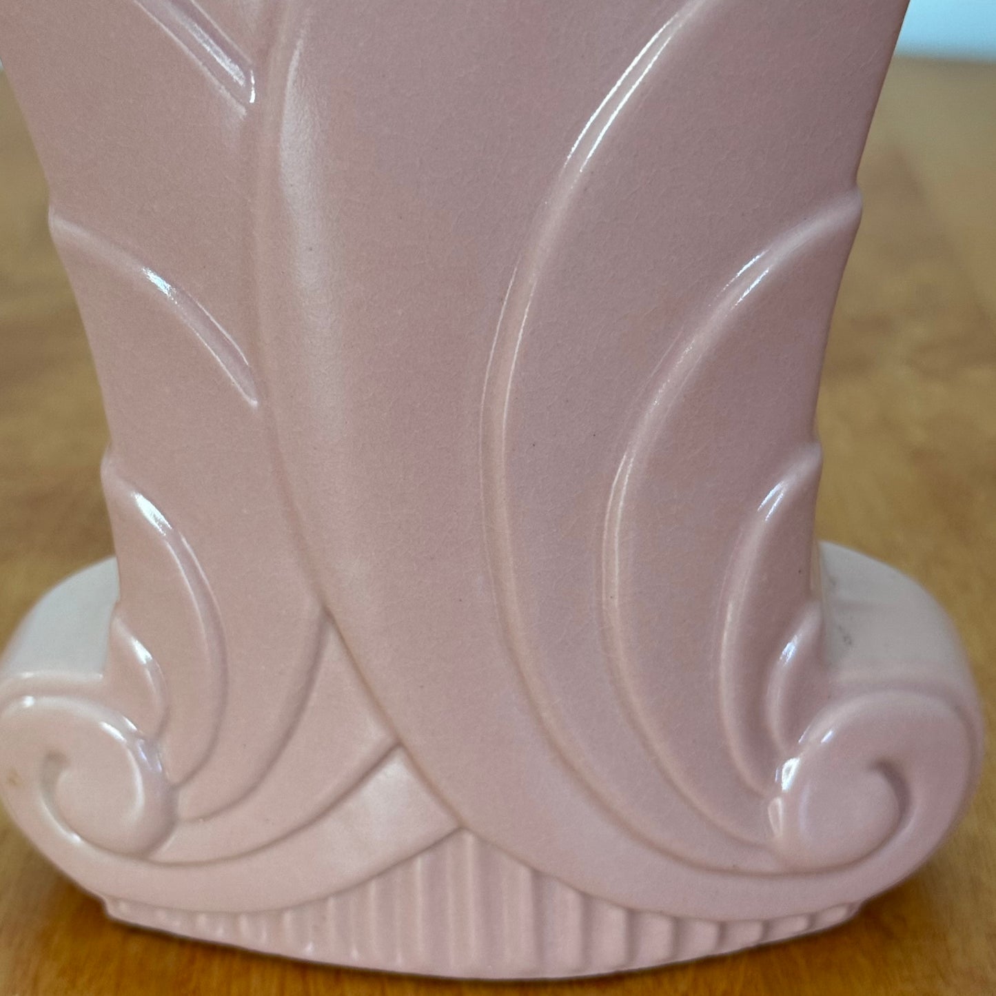 Abingdon Blush Pink Art Deco Vase