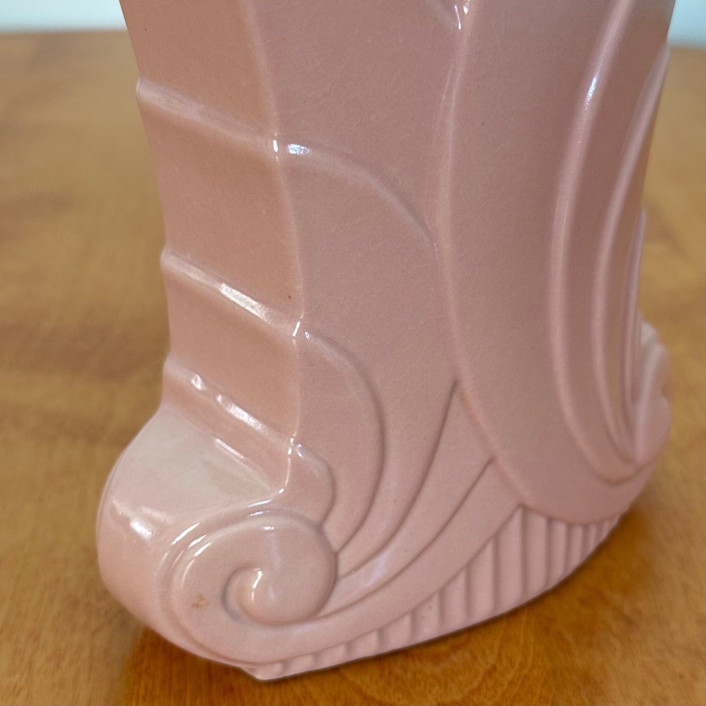 Abingdon Blush Pink Art Deco Vase