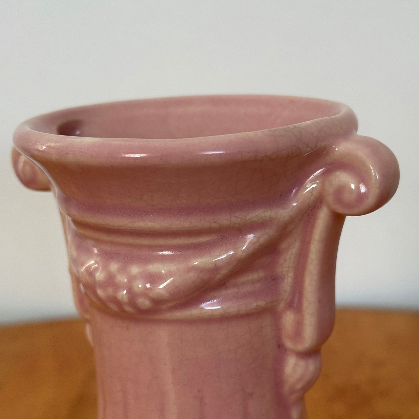 Vintage USA Pink Vase