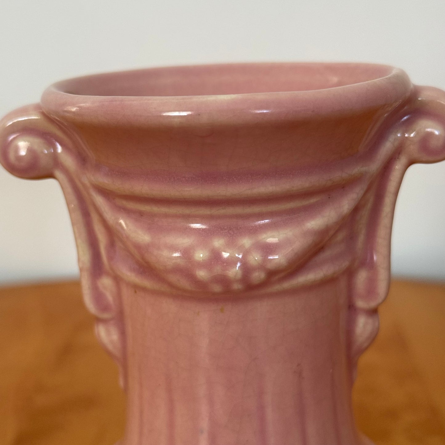 Vintage USA Pink Vase