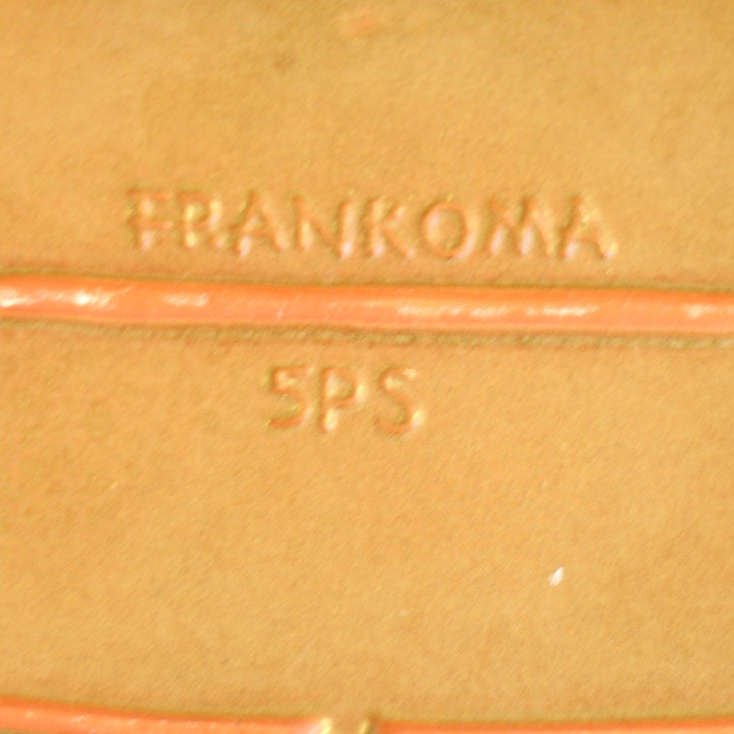 Frankoma Plainsman Gold Tray