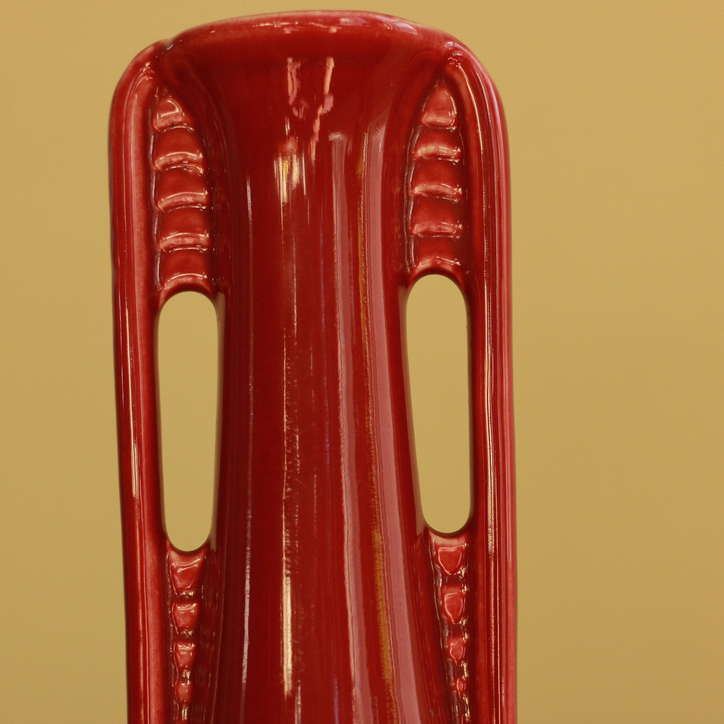 Vintage USA Pottery Double Handled Vase