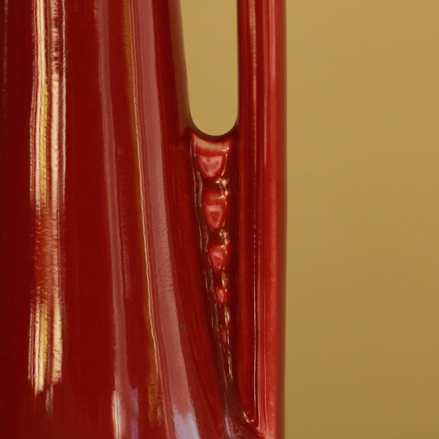 Vintage USA Pottery Double Handled Vase