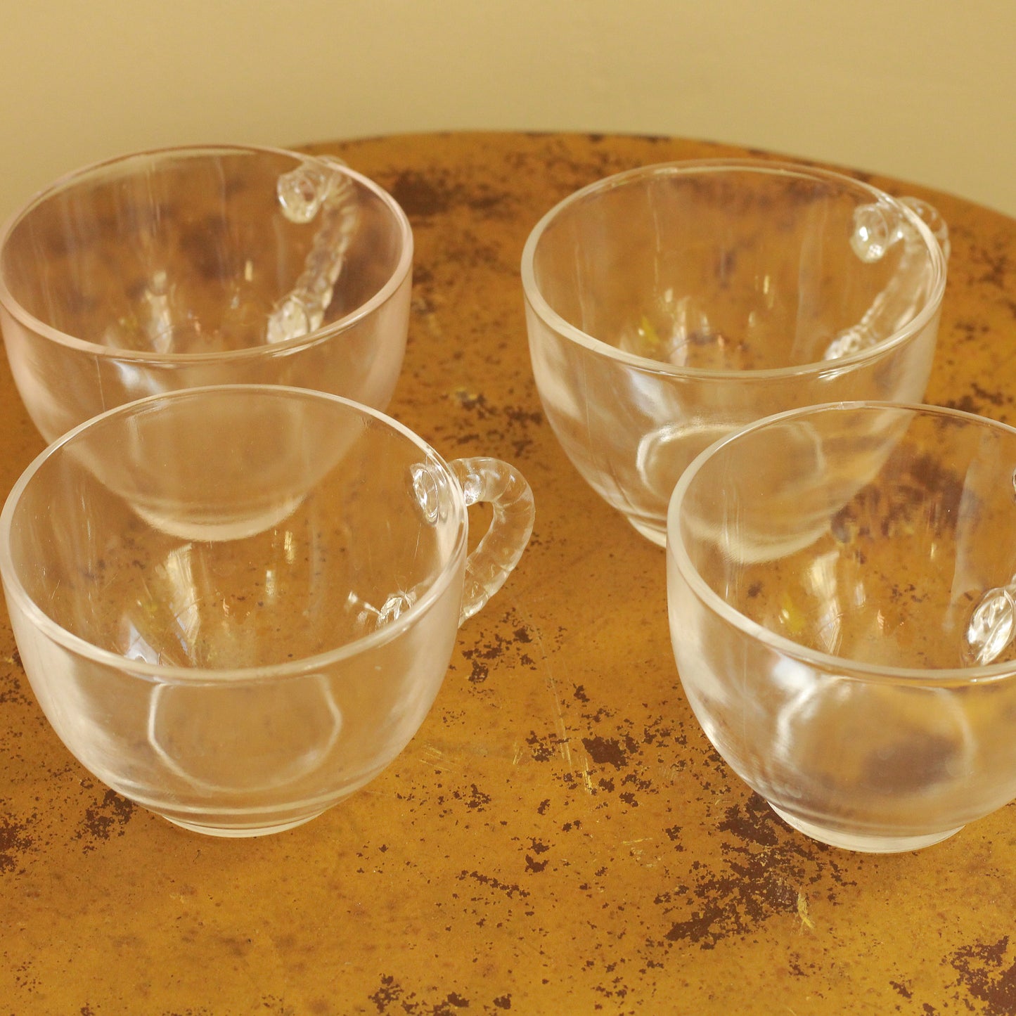 Vintage Anchorglass Serva Snack Set