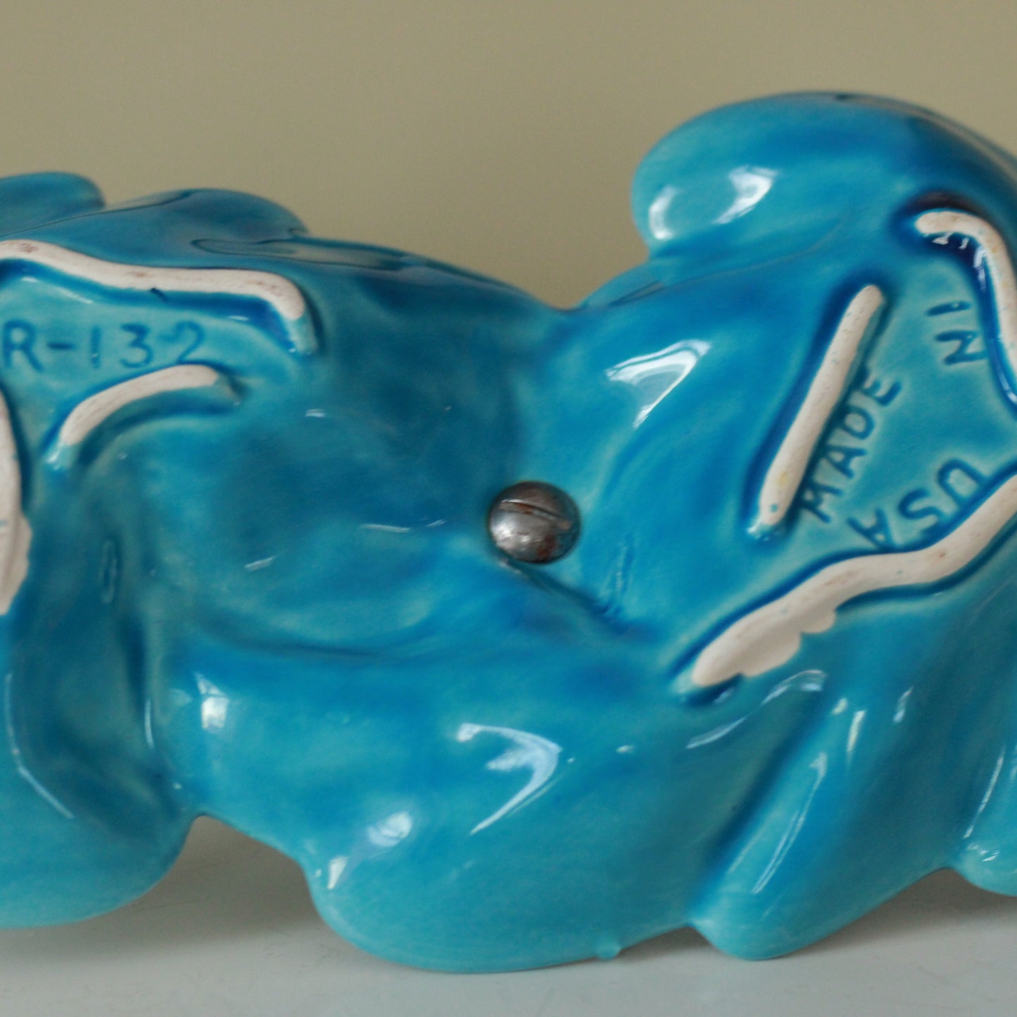 MCM Turquoise Double Maple Leaf Platter