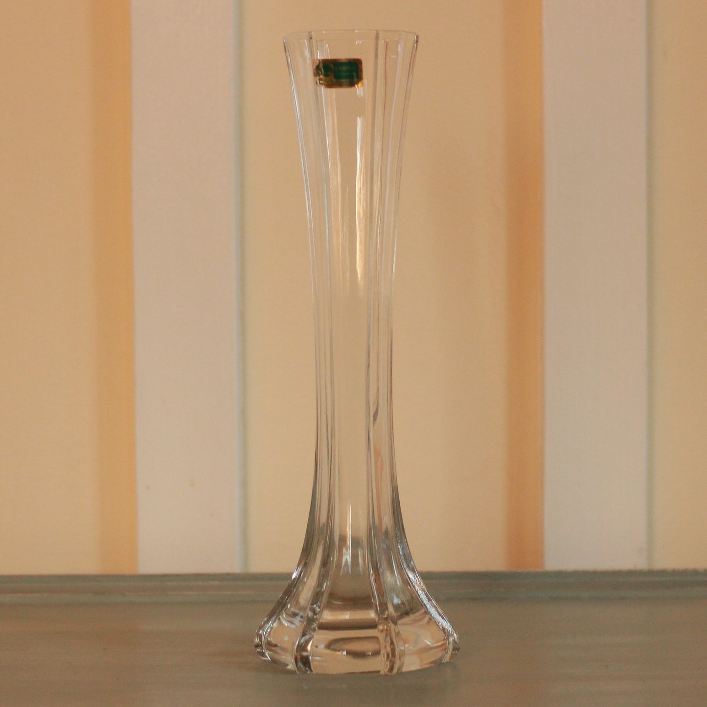 Vintage Kristall Mundgeblasen German Glass Vase