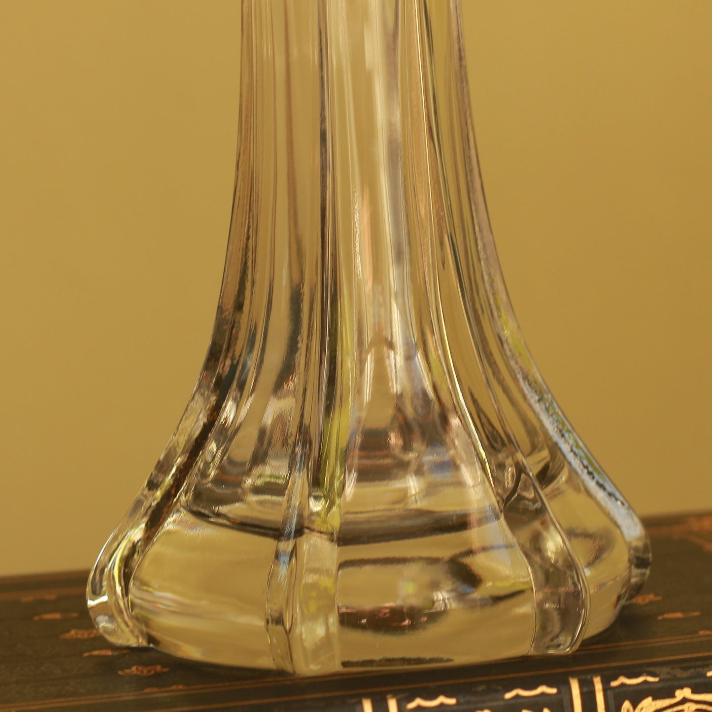 Vintage Kristall Mundgeblasen German Glass Vase