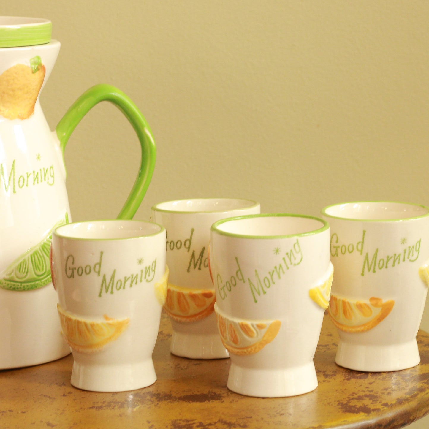 Vintage Napcoware Good Morning Set