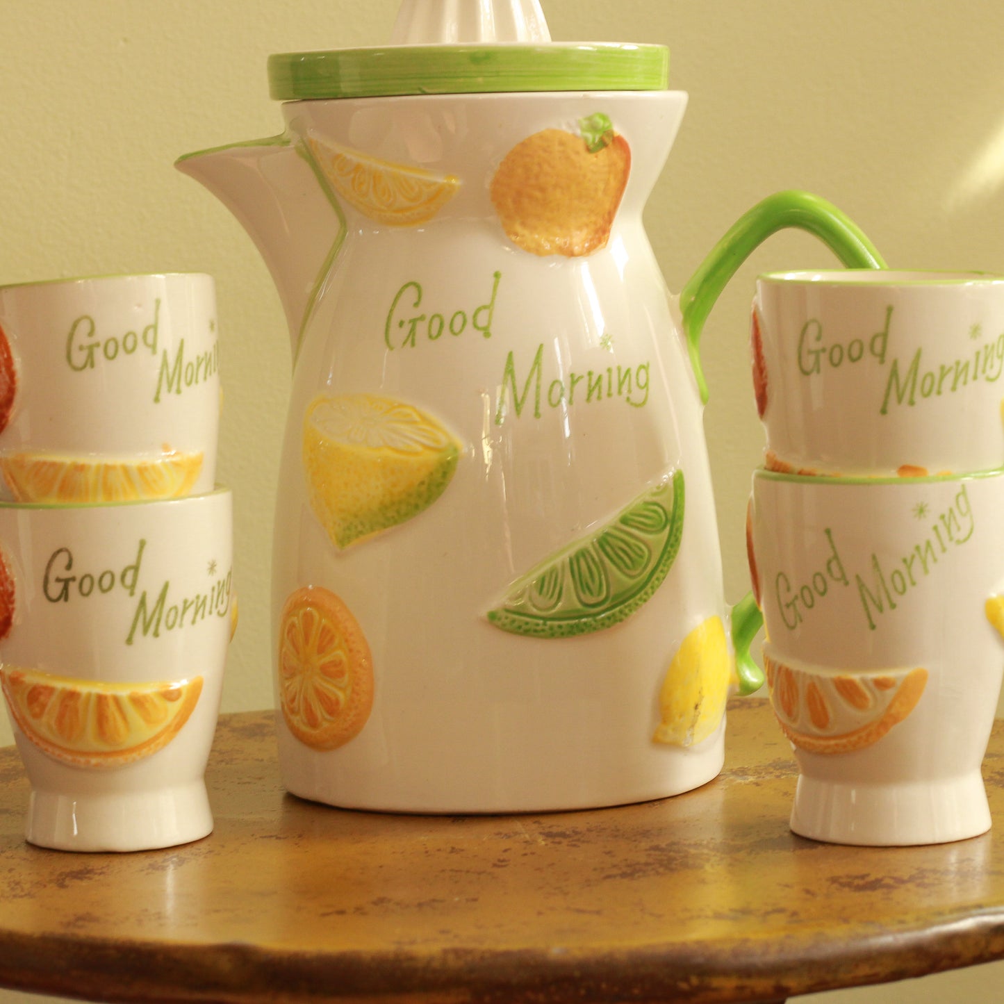 Vintage Napcoware Good Morning Set