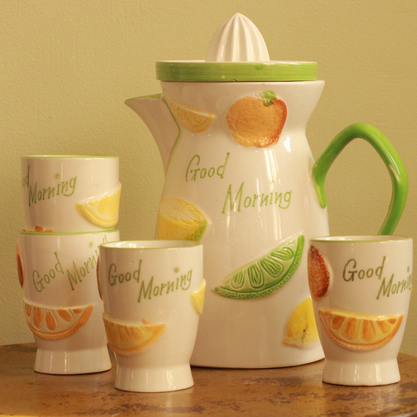 Vintage Napcoware Good Morning Set