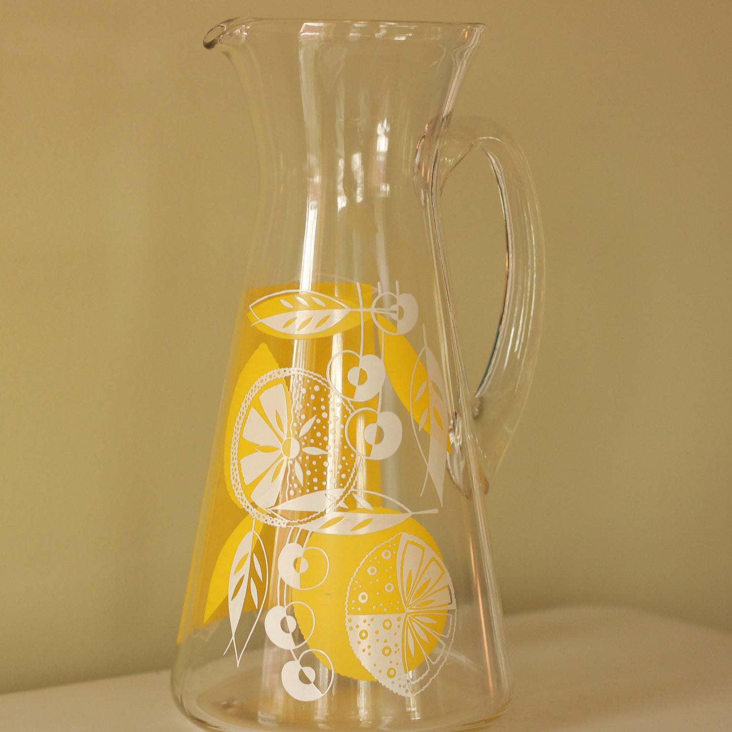 Vintage Juice Carafe & Glasses