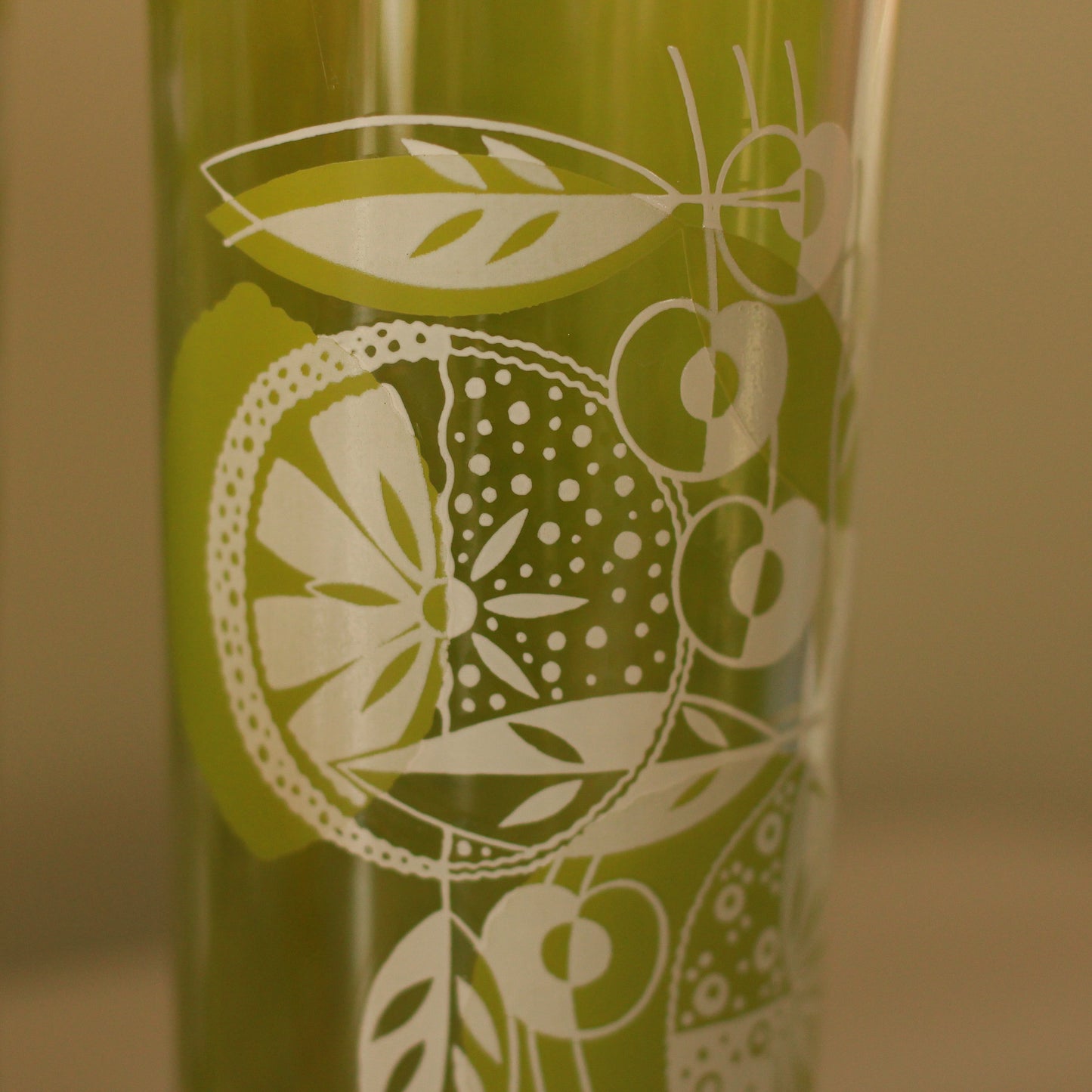 Vintage Juice Carafe & Glasses