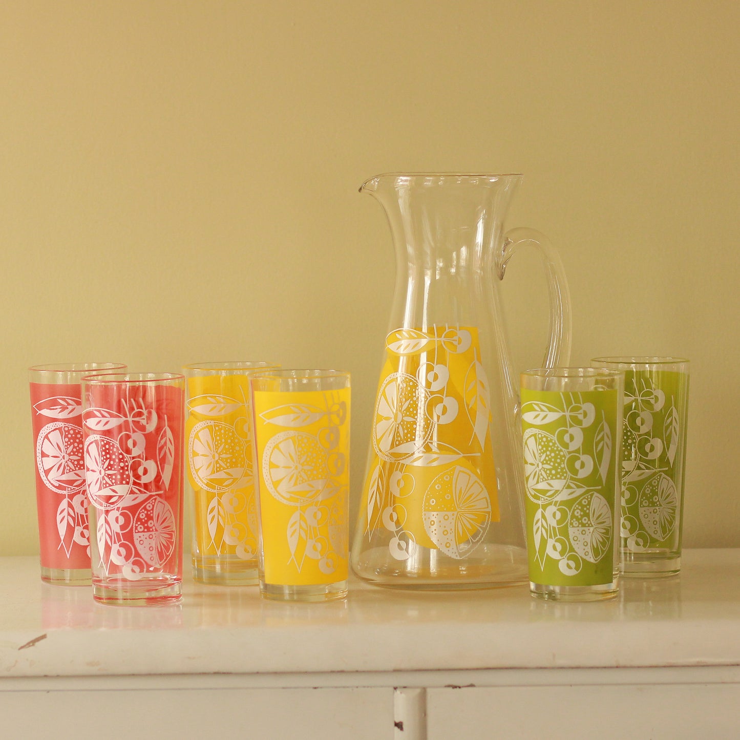 Juice Carafe & Glasses