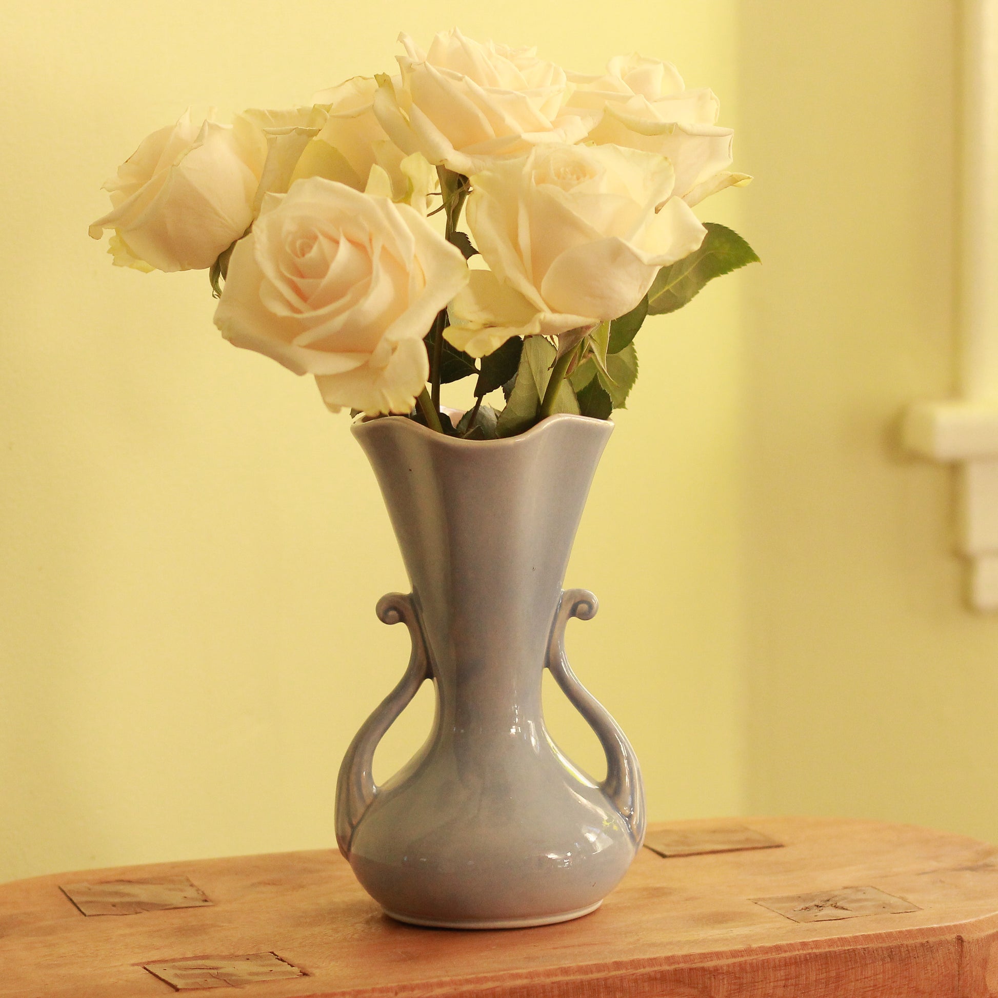 Red Wing Blue + Pink Vase