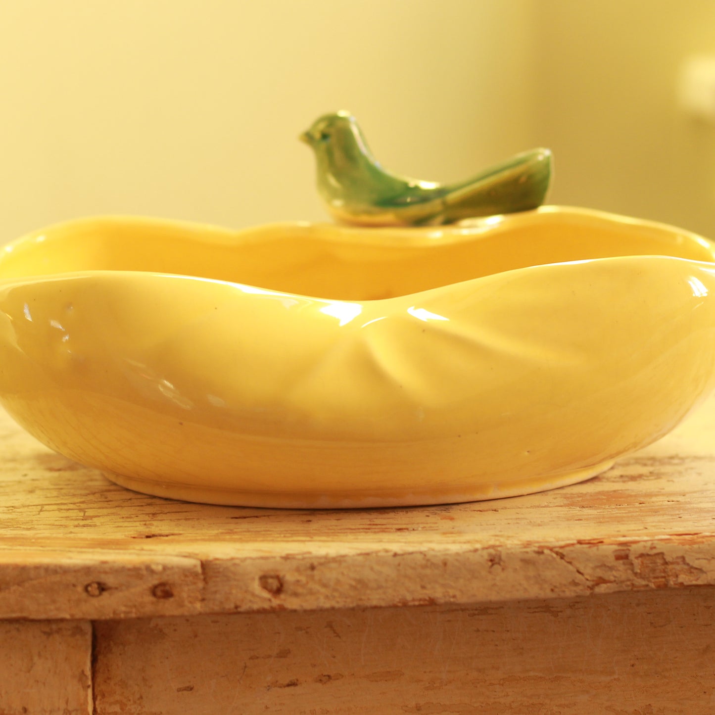 Vintage McCoy Bird Bath Oval Planter