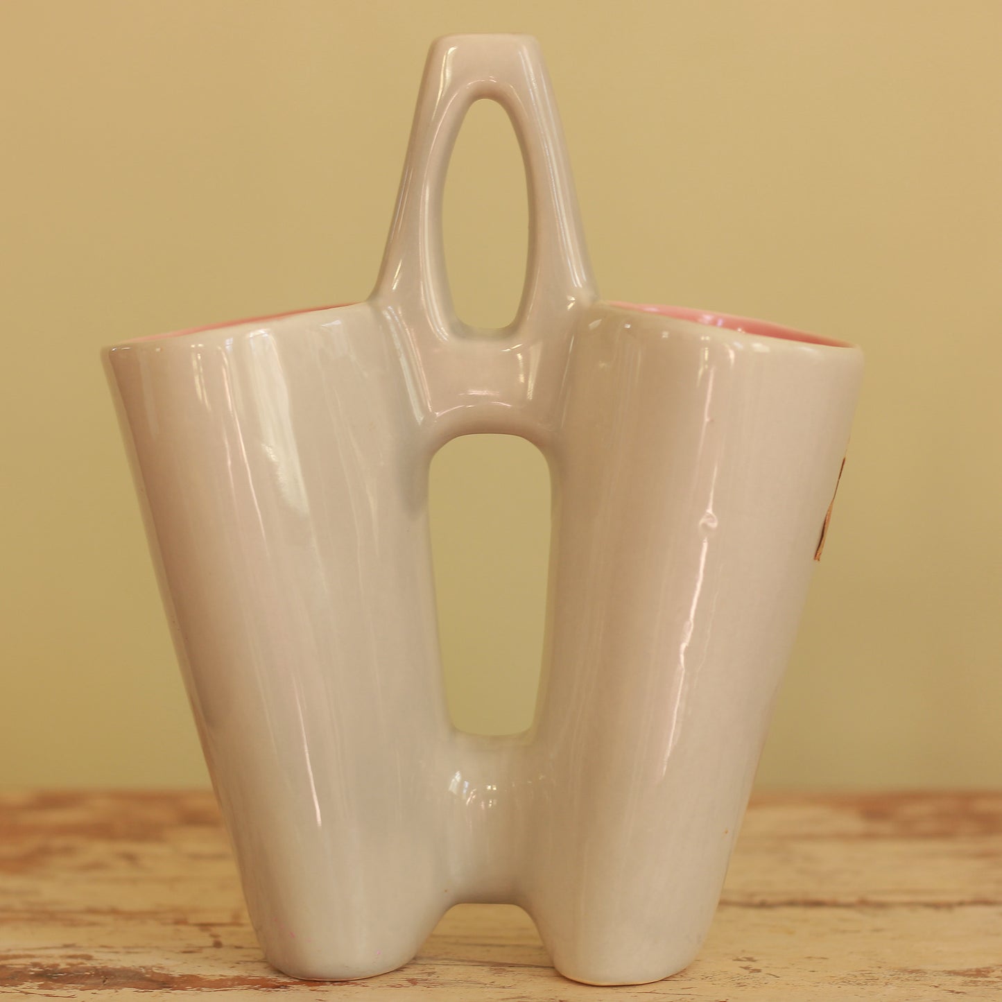 Red Wing Double Vase