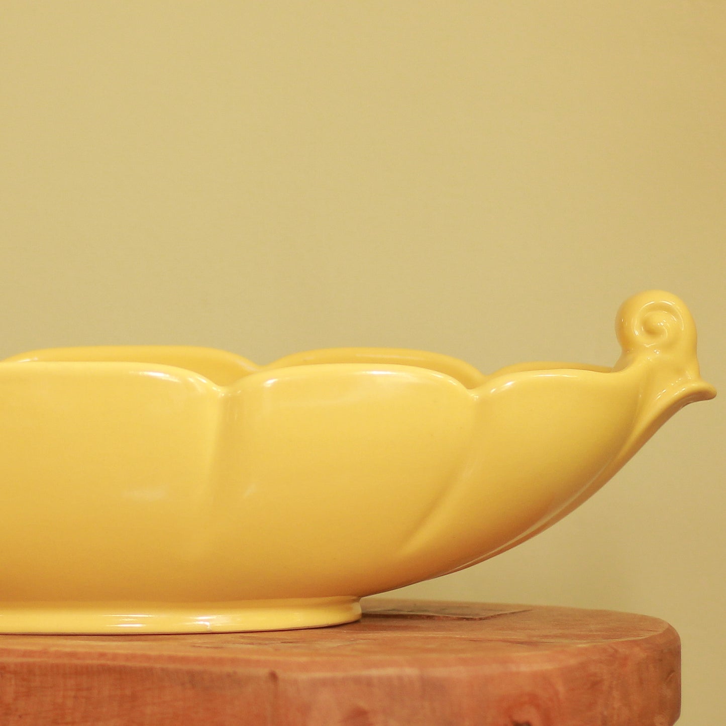 Vintage Abingdon XLarge Yellow Bowl