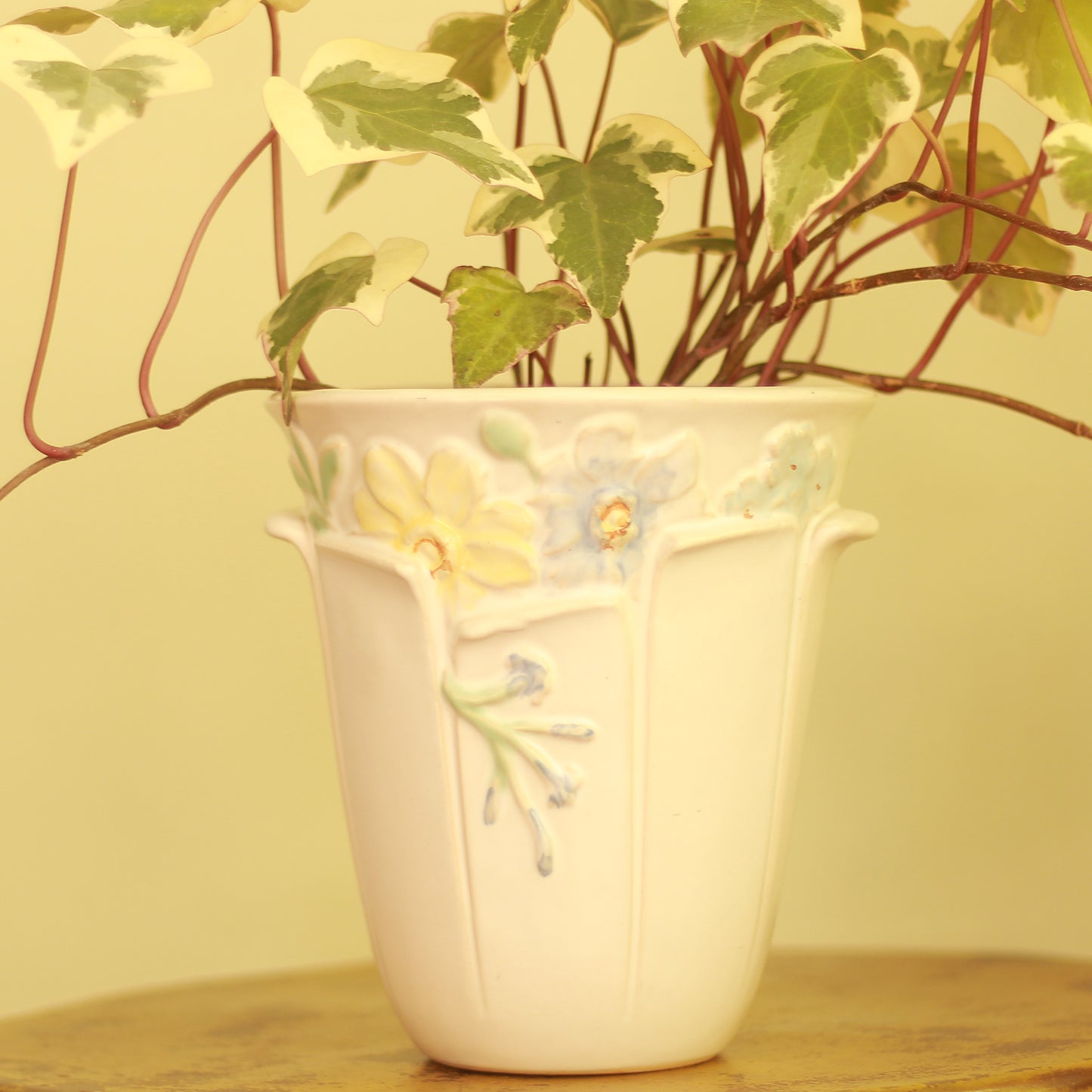 Vintage Weller Floral Vase