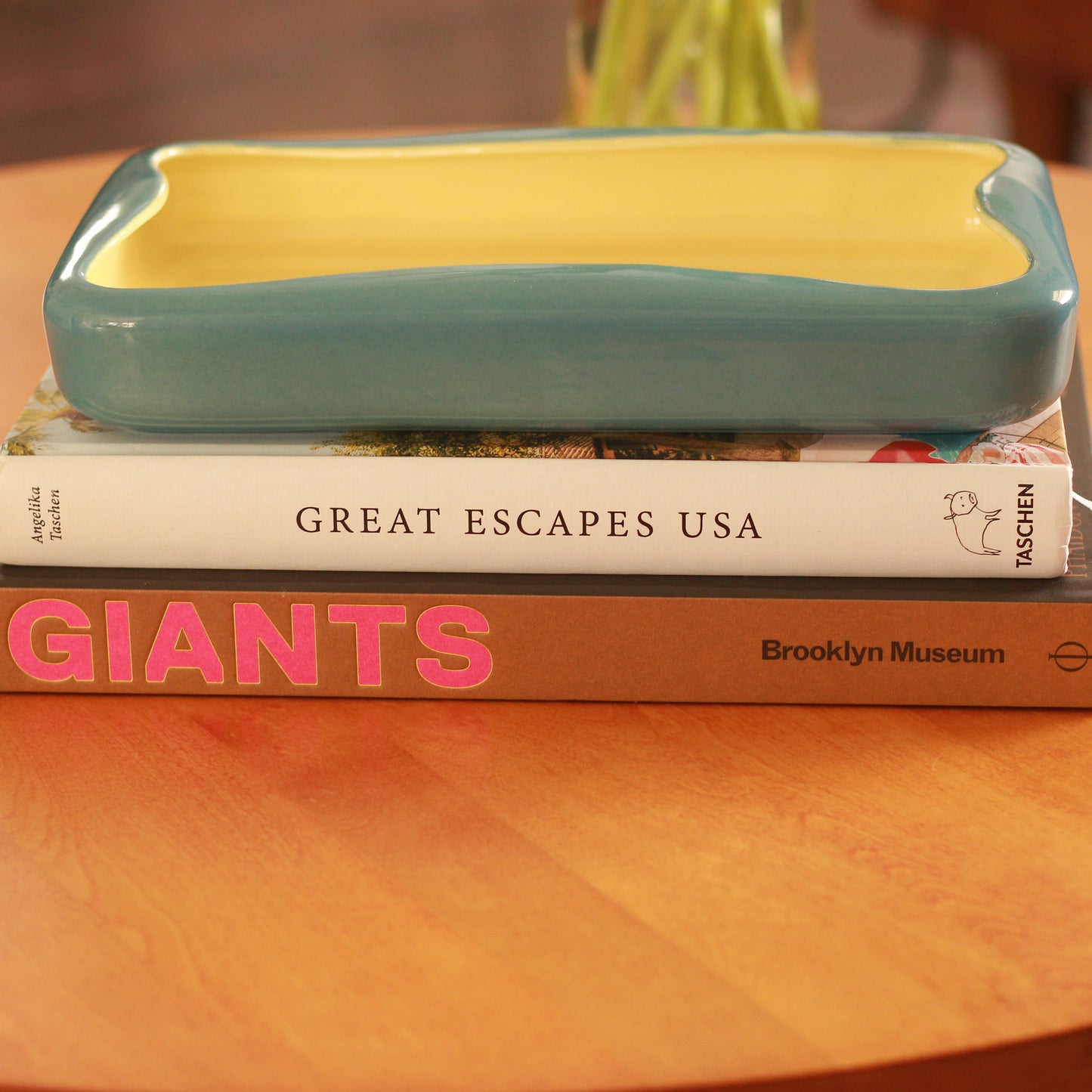 Vintage Red Wing Rectangle Bowl