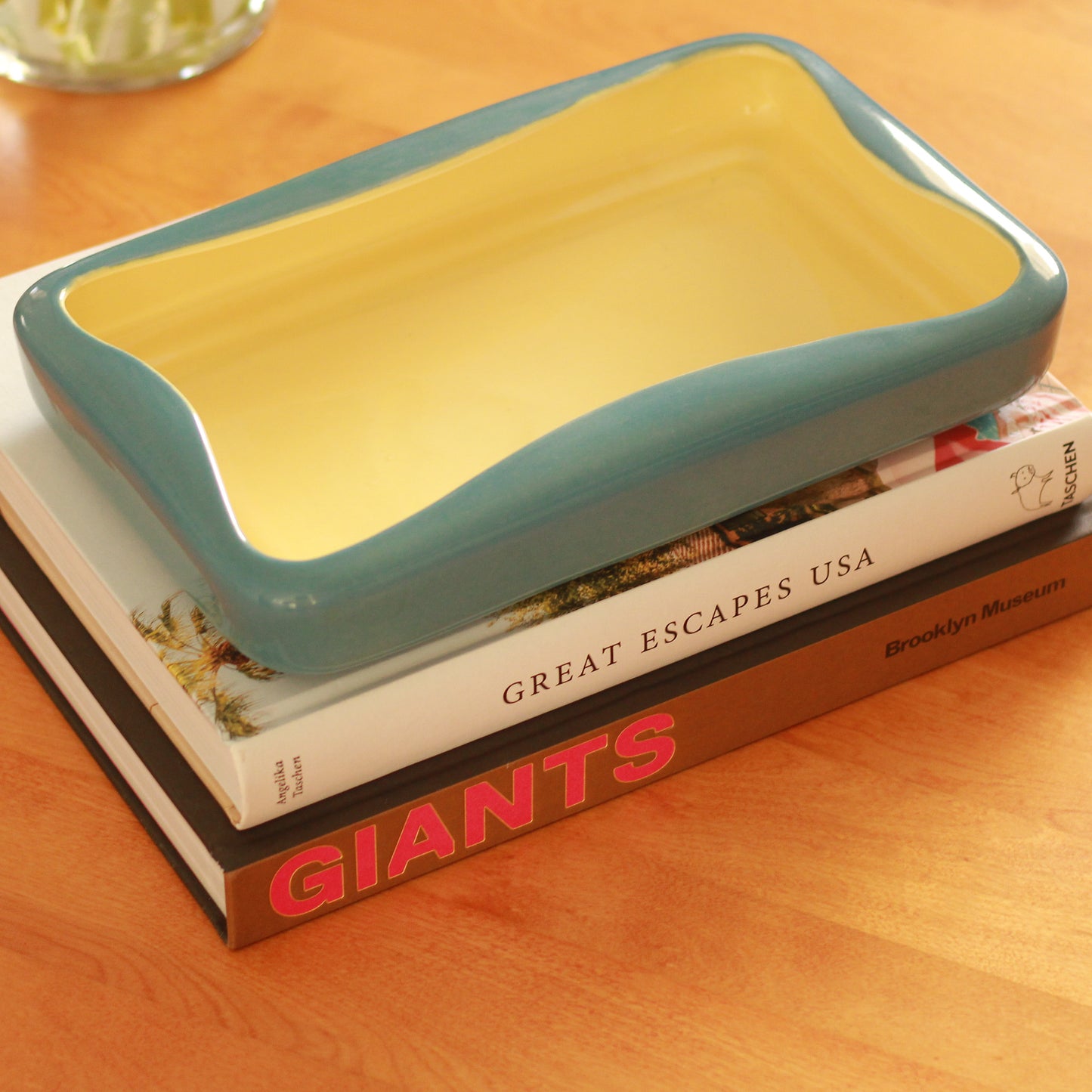 Vintage Red Wing Rectangle Bowl