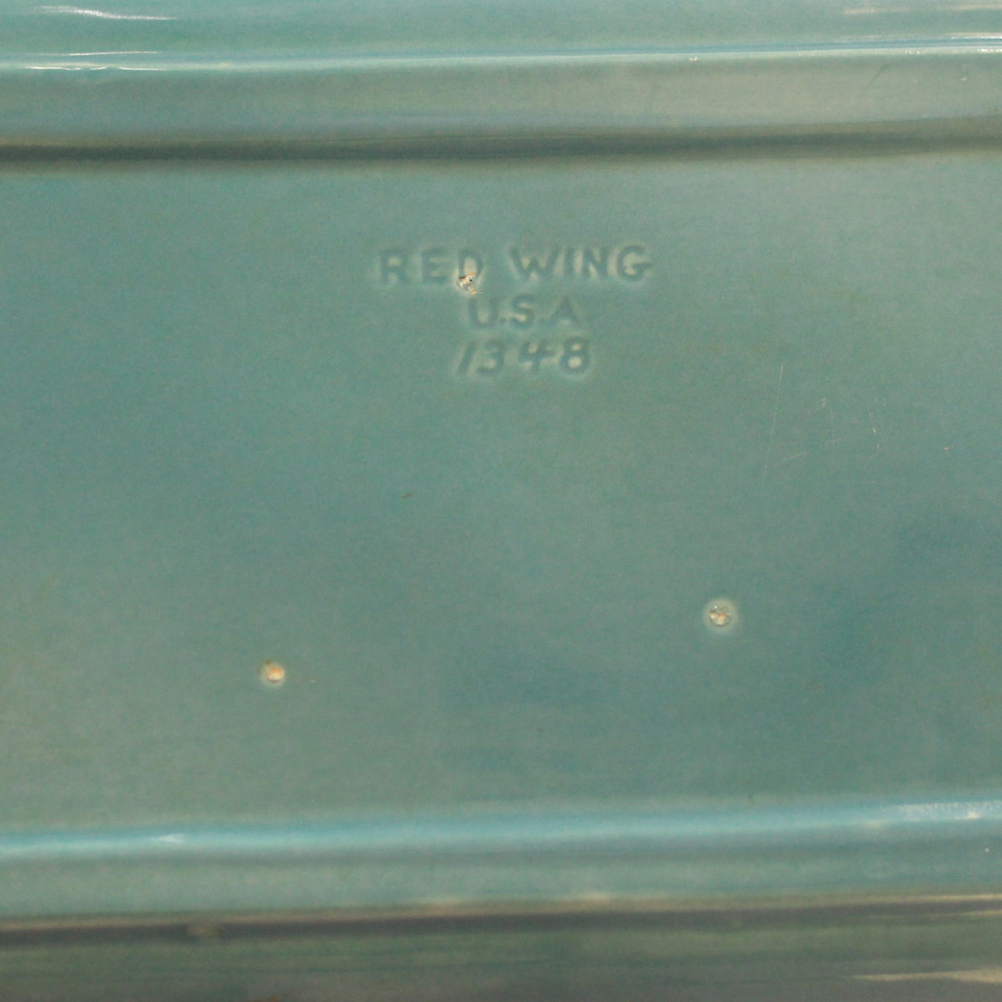 Vintage Red Wing Rectangle Bowl