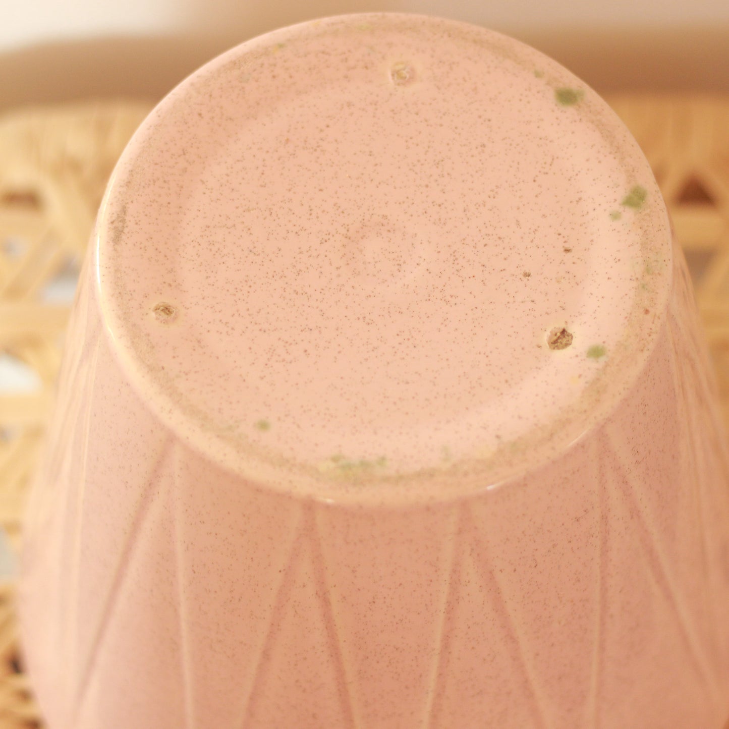MCM Pink Speckled Planter