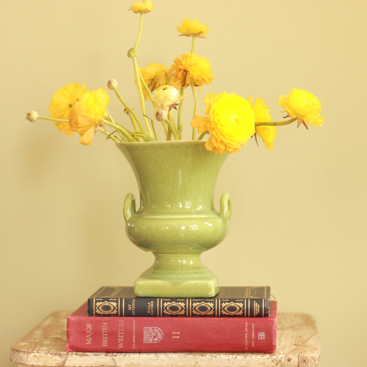 Vintage Red Wing 871 Urn Shaped Vase