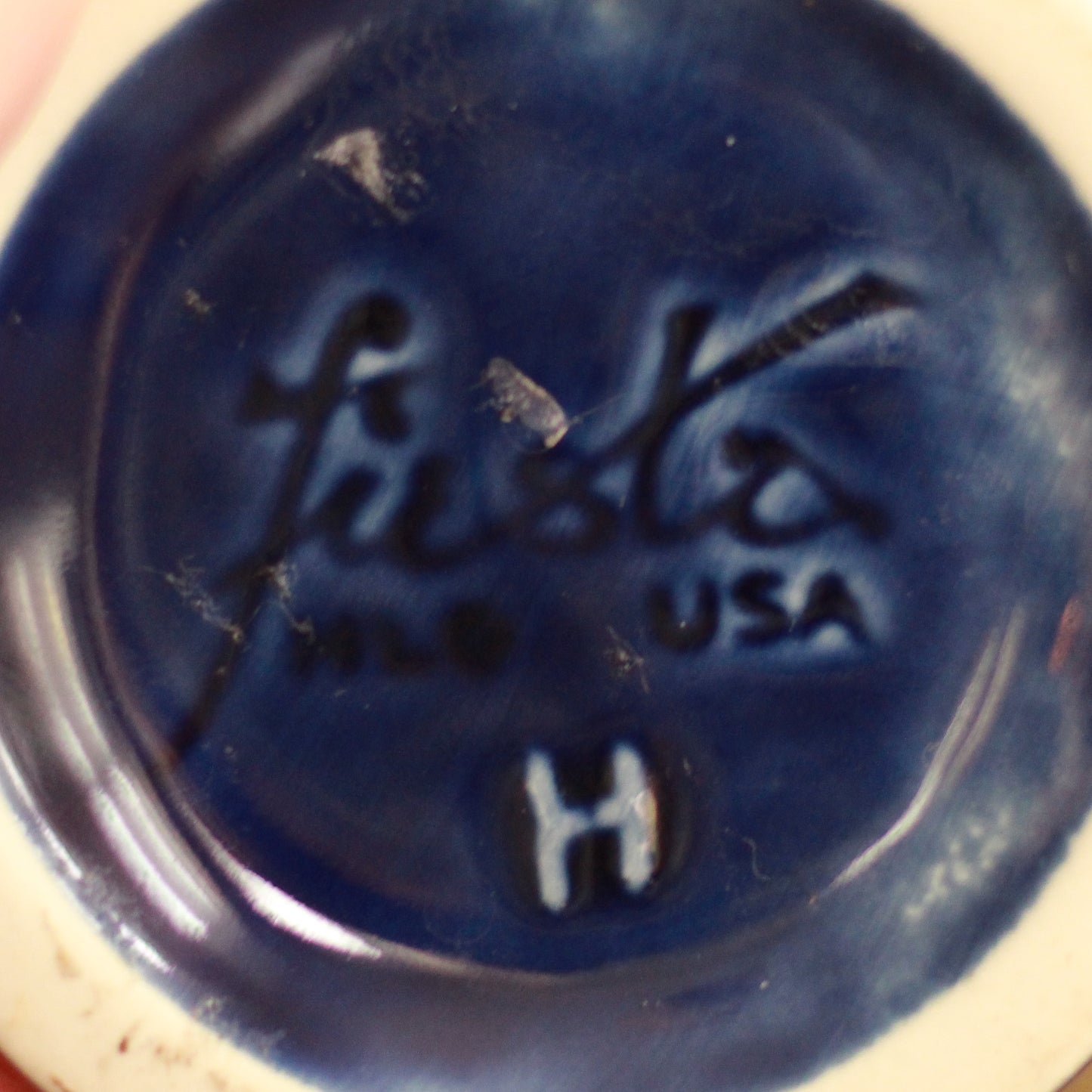 Vintage Navy Fiesta Bud Vase