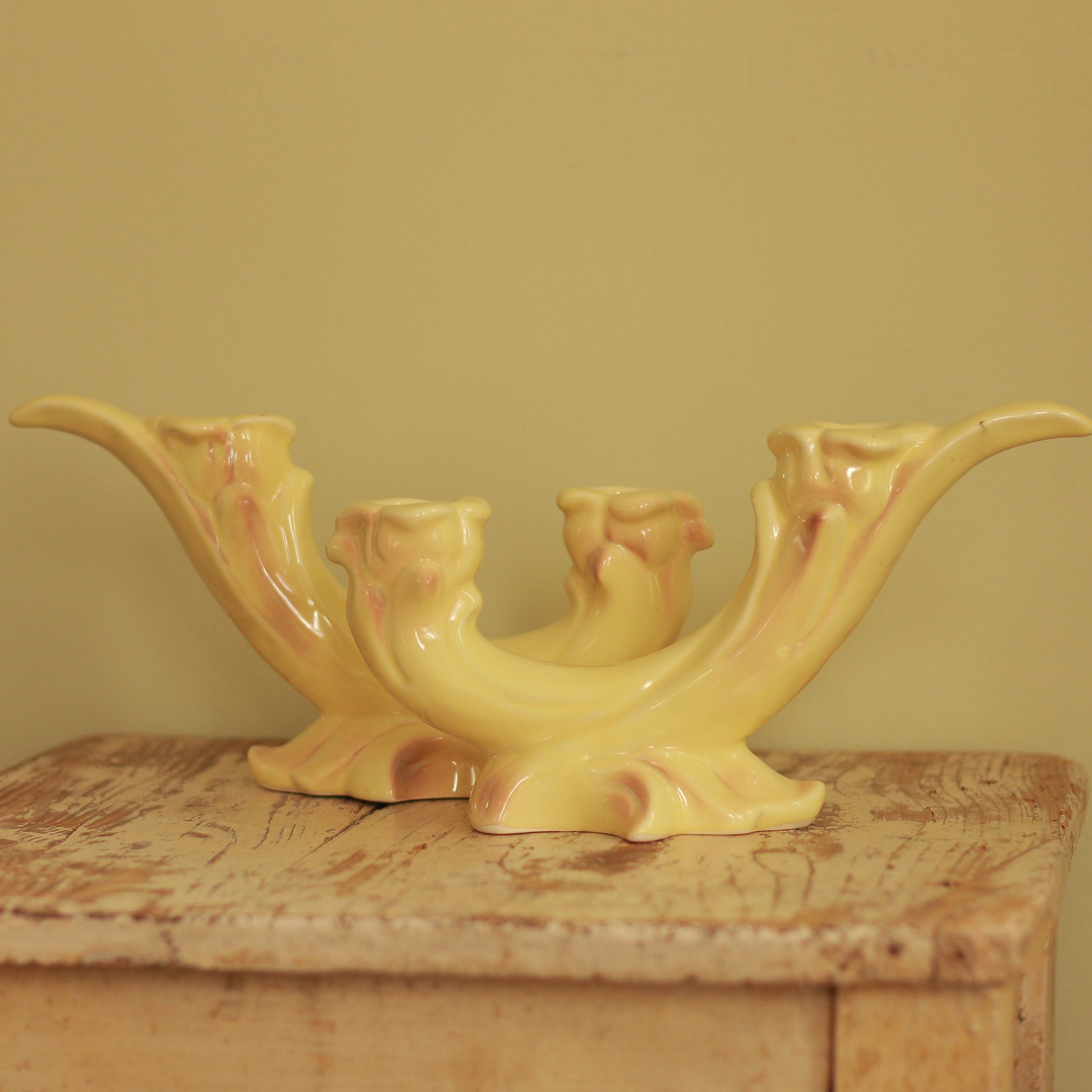 Vintage Roselane Pasadena Candlestick Pair