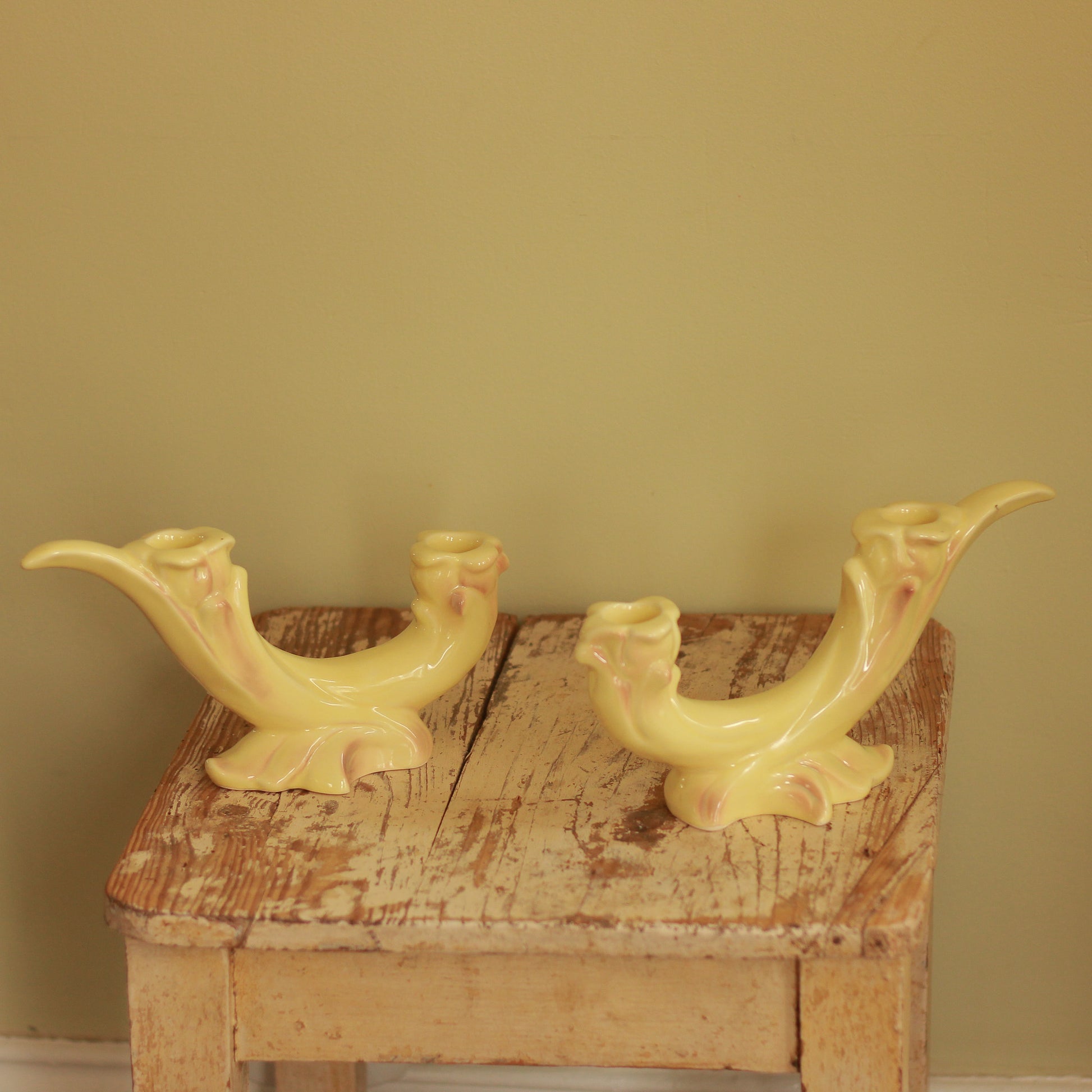 Vintage Roselane Pasadena Candlestick Pair