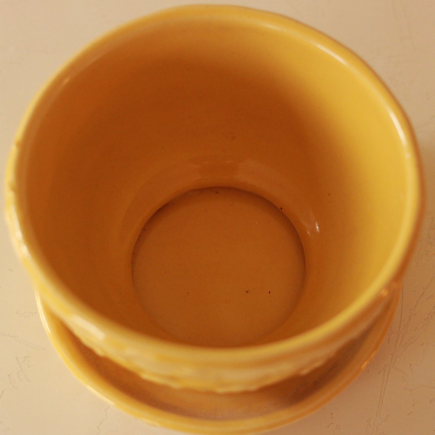 Vintage Shawnee Yellow Planter