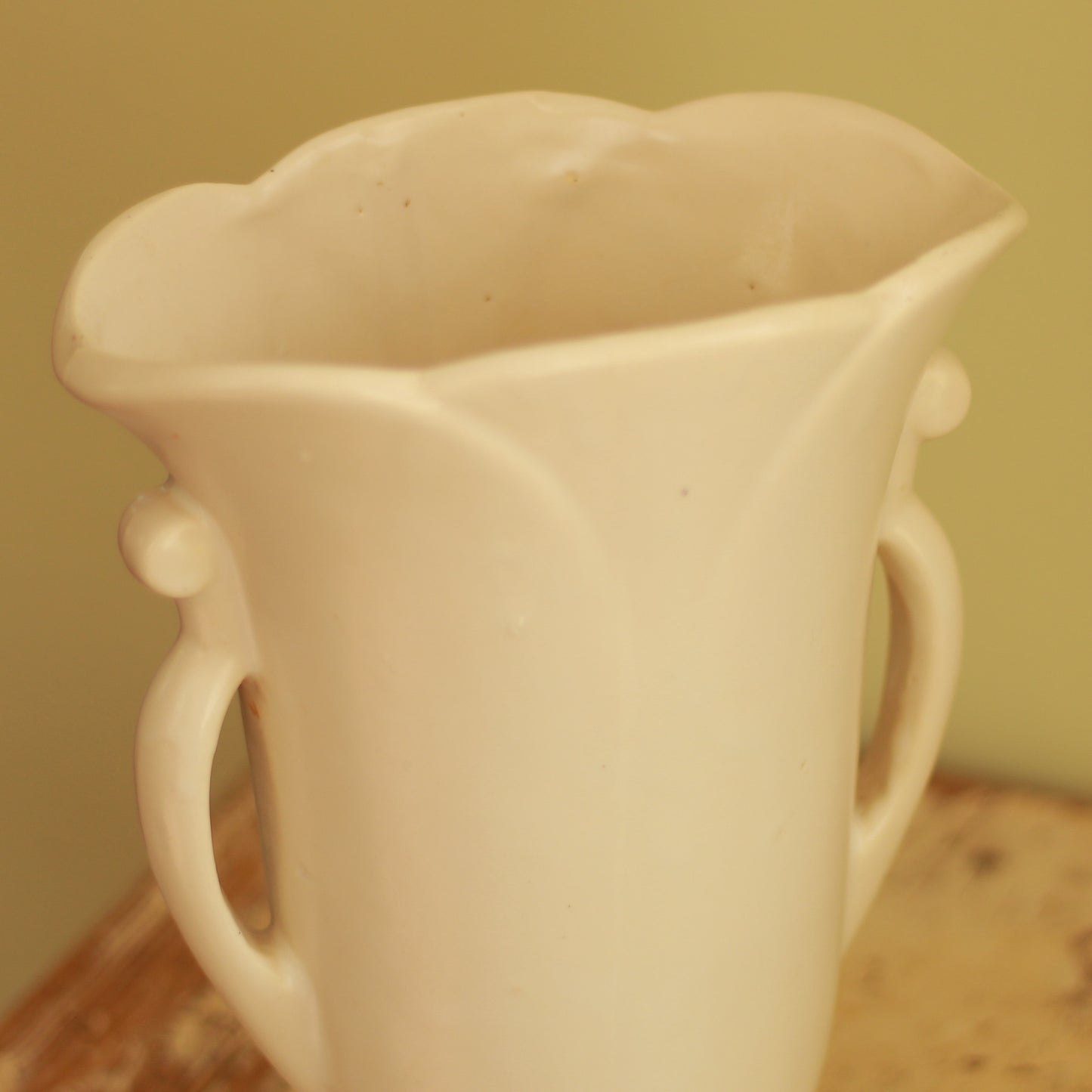 Vintage Tulip Vase with Handles