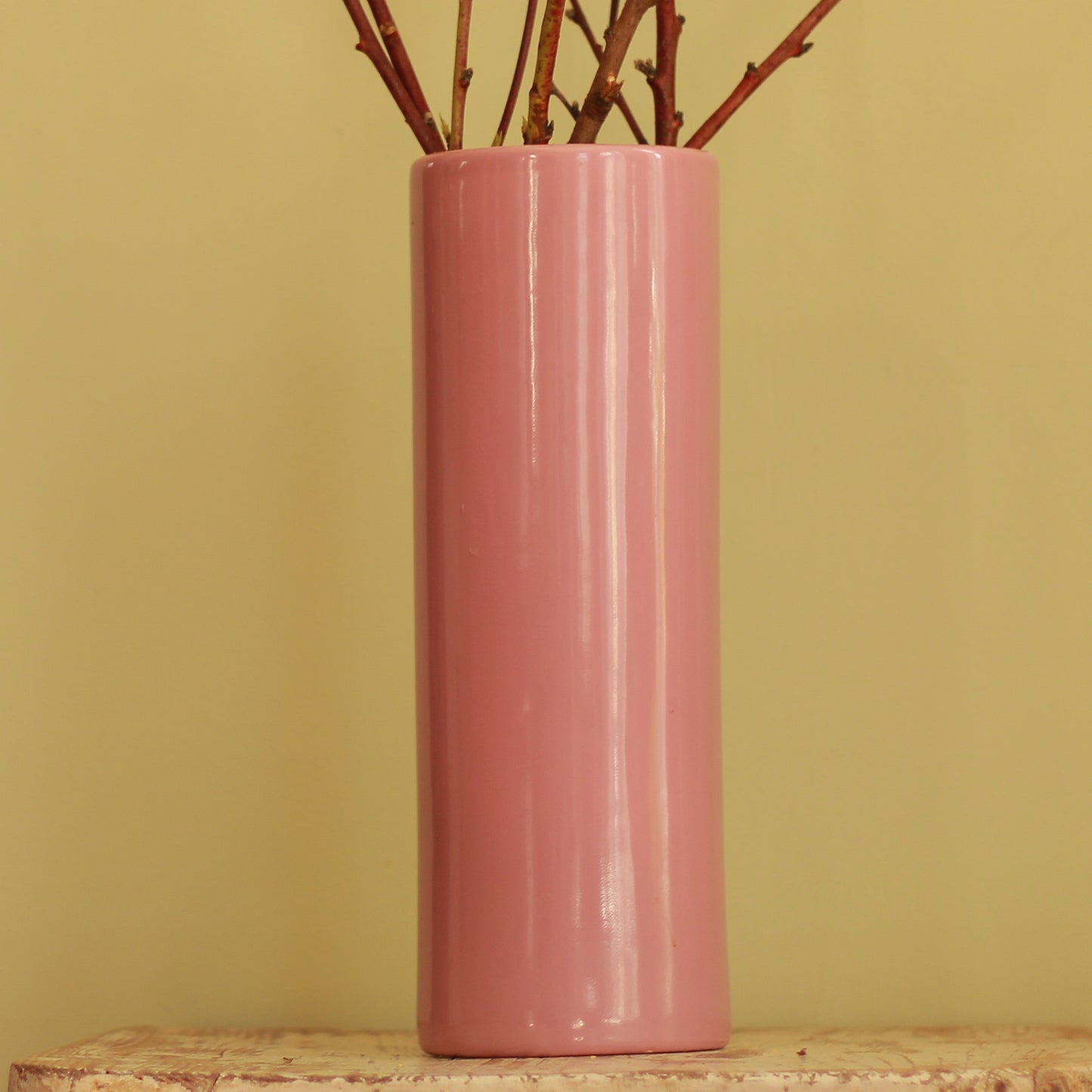 Vintage Haeger Mauve Pink Vase