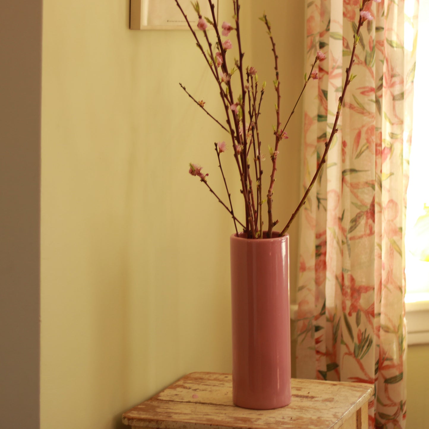 Vintage Haeger Mauve Pink Vase