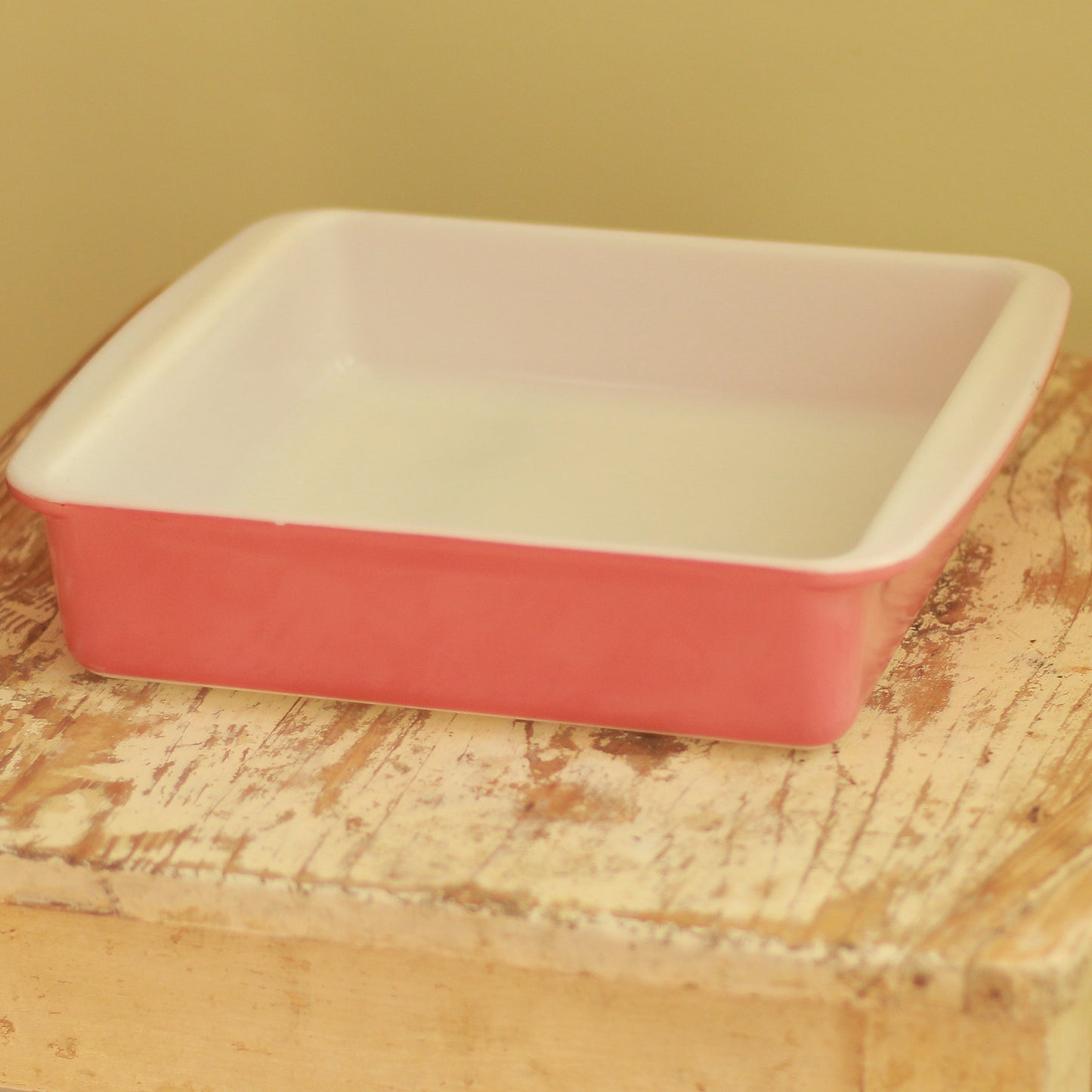 Vintage Pink Pyrex Baking Dish