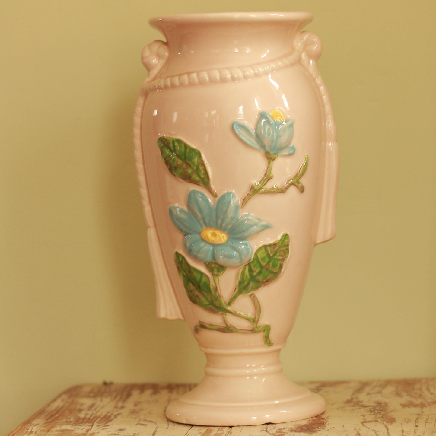 Vintage Large Hull Magnolia Vase