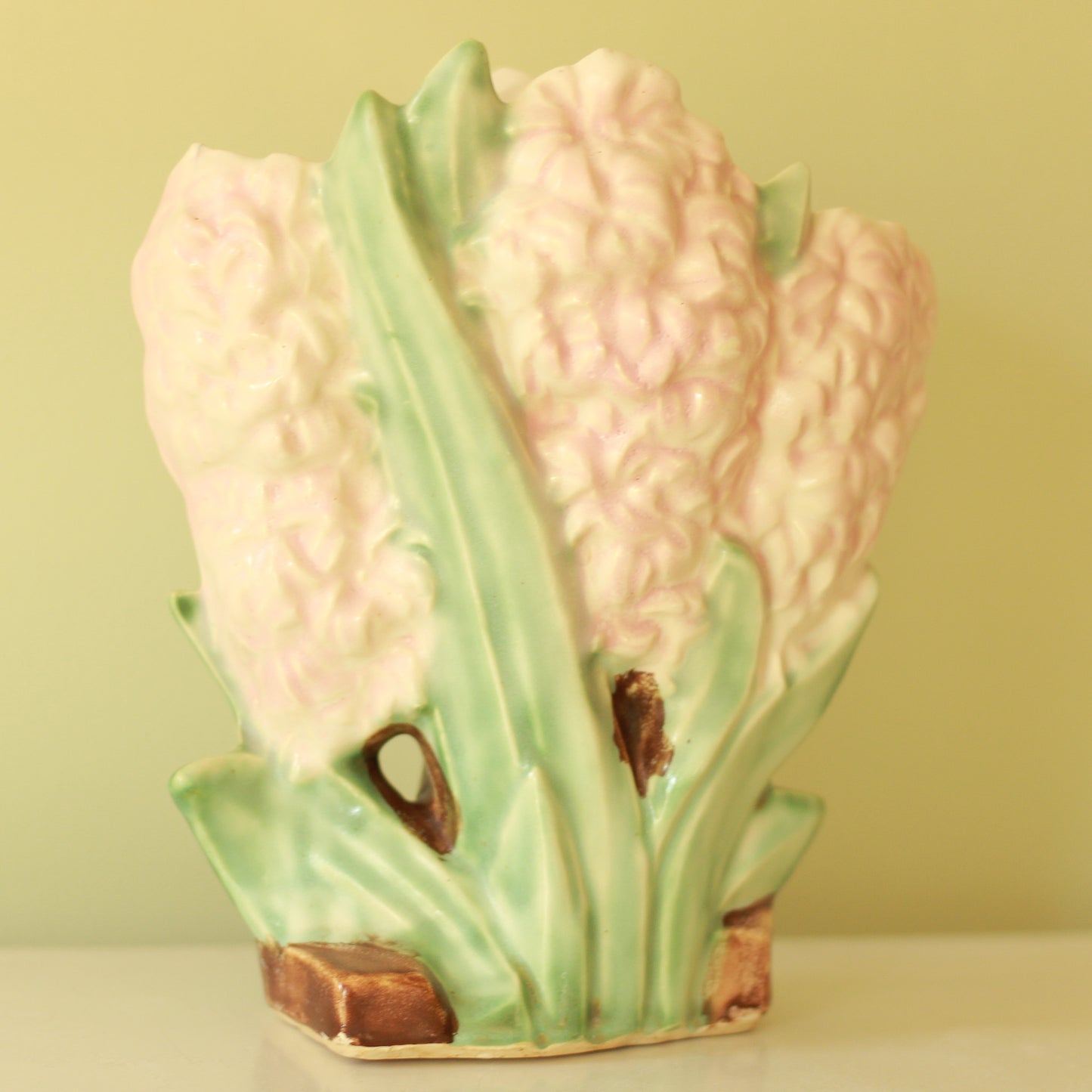 Vintage McCoy Pink Hyacinth Vase